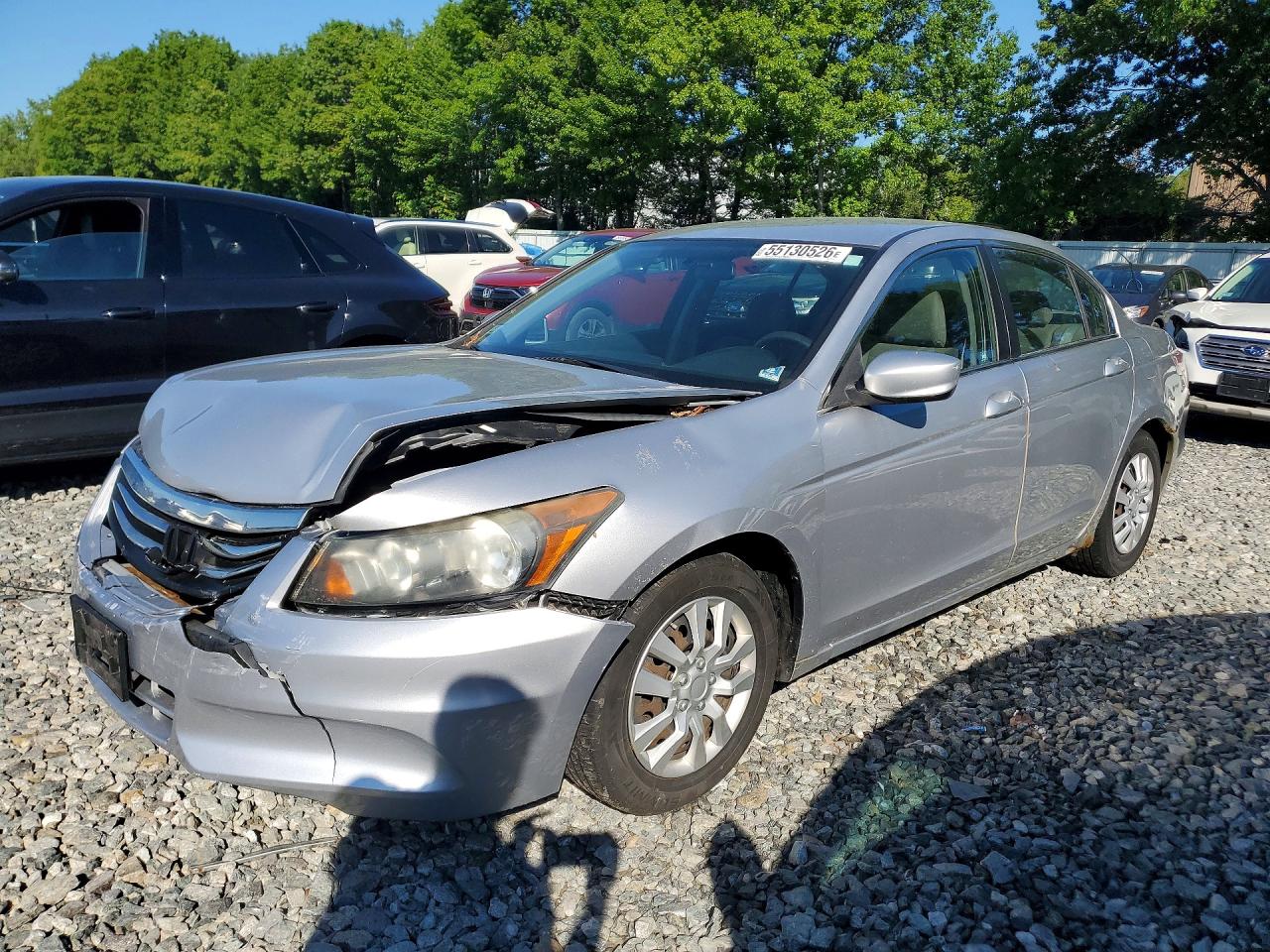 2012 Honda Accord Lx Silver vin: 1HGCP2F38CA009258