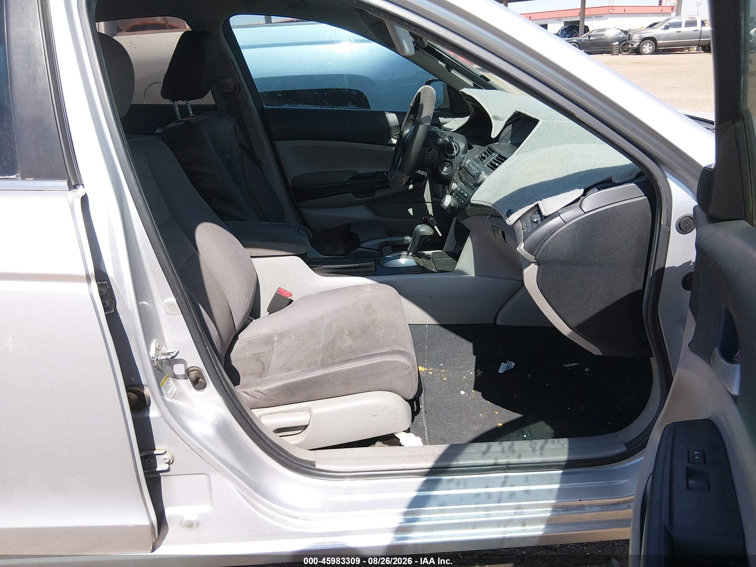 2012 Honda Accord 2.4 Lx Gray vin: 1HGCP2F38CA026450