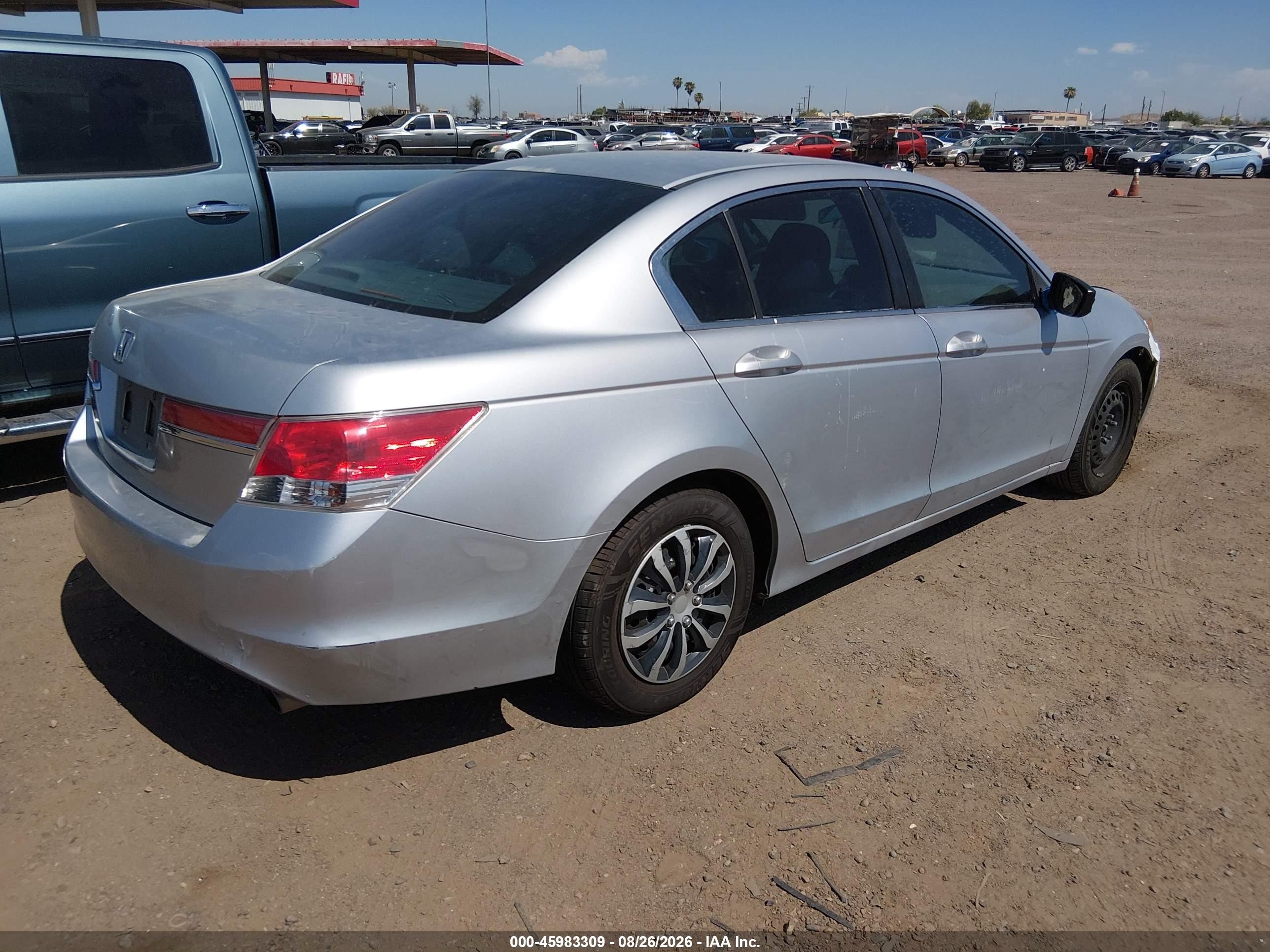 2012 Honda Accord 2.4 Lx Gray vin: 1HGCP2F38CA026450