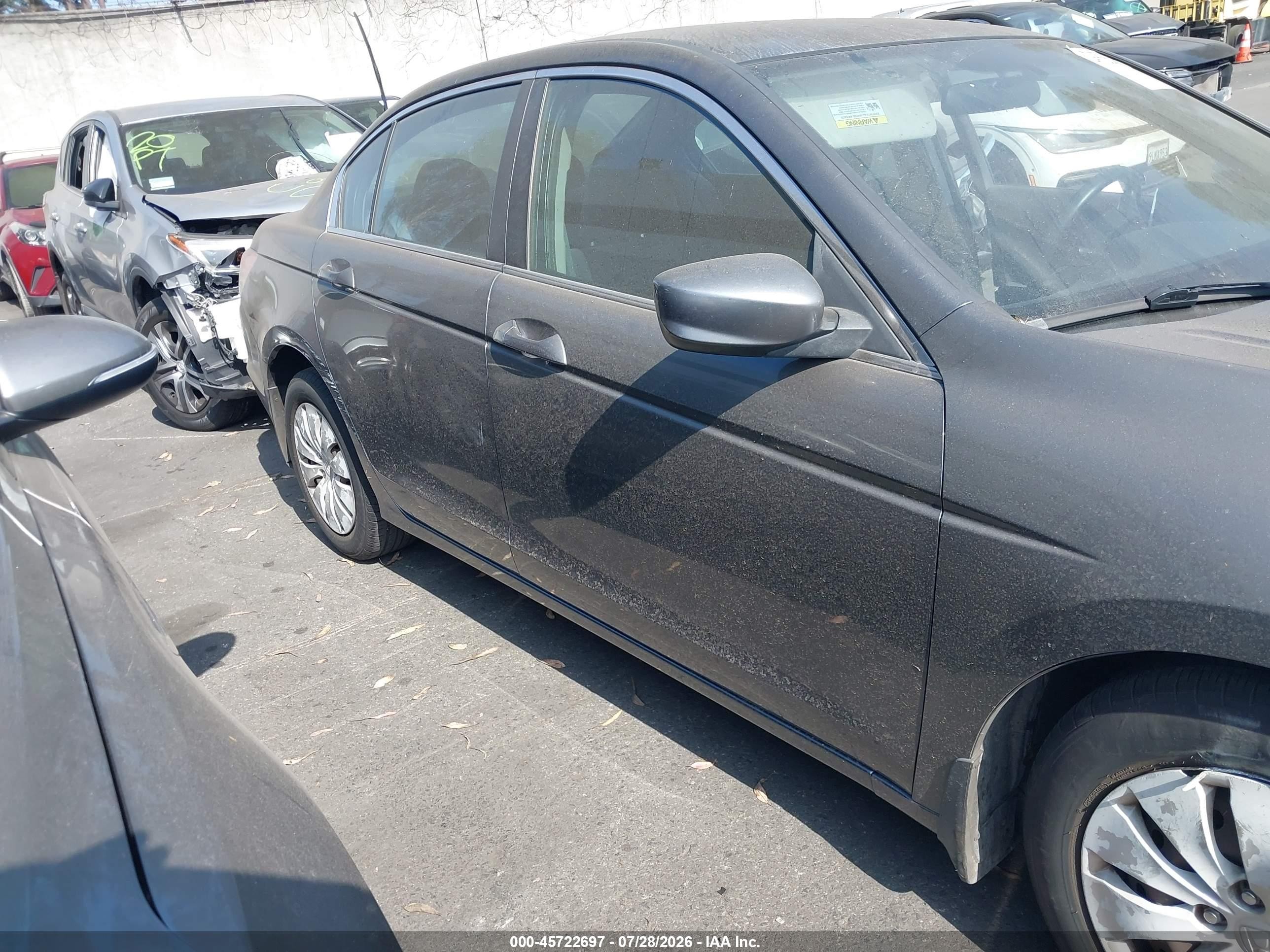 2012 Honda Accord Sdn Lx Gray vin: 1HGCP2F38CA049730