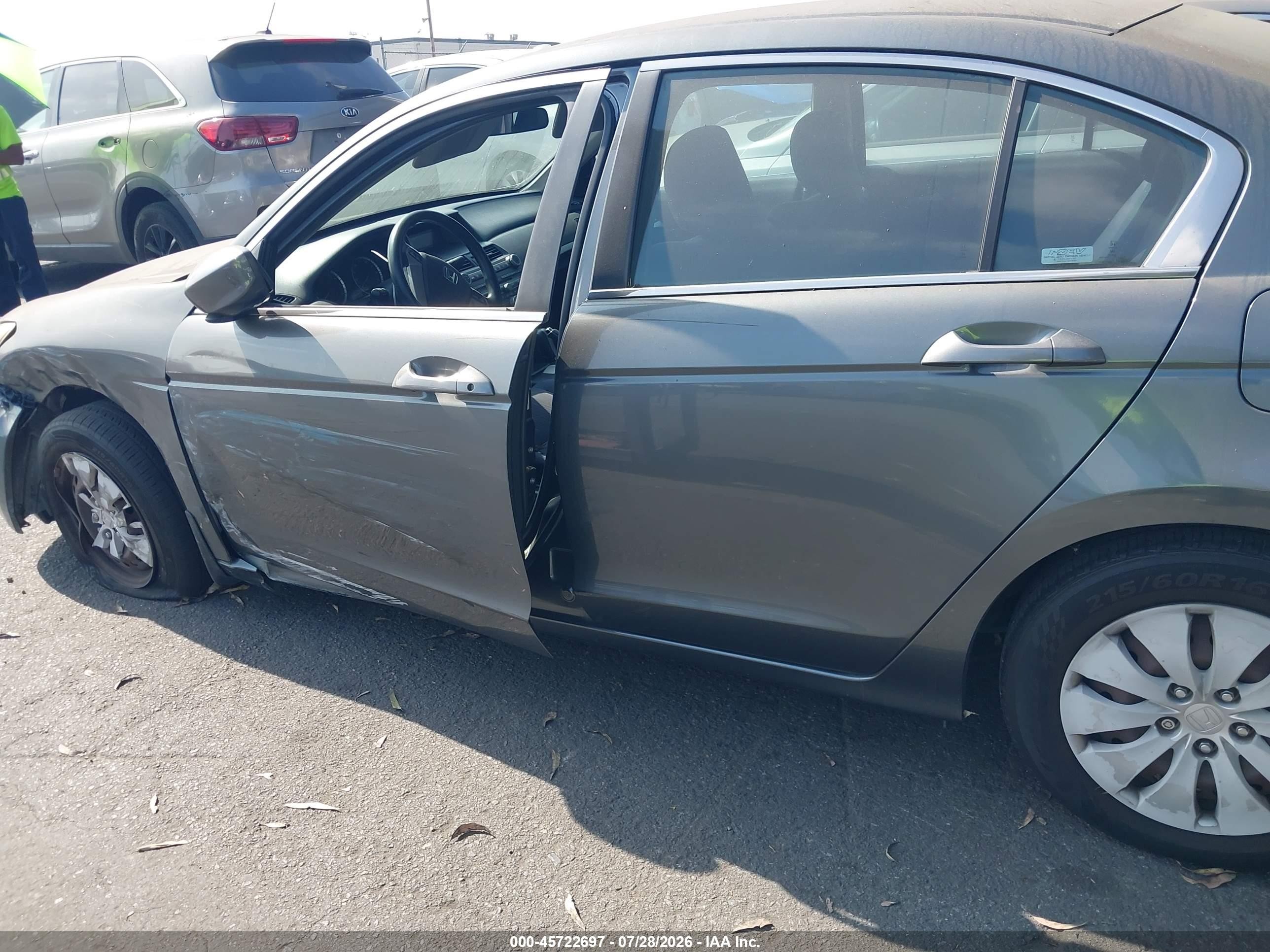 2012 Honda Accord Sdn Lx Gray vin: 1HGCP2F38CA049730