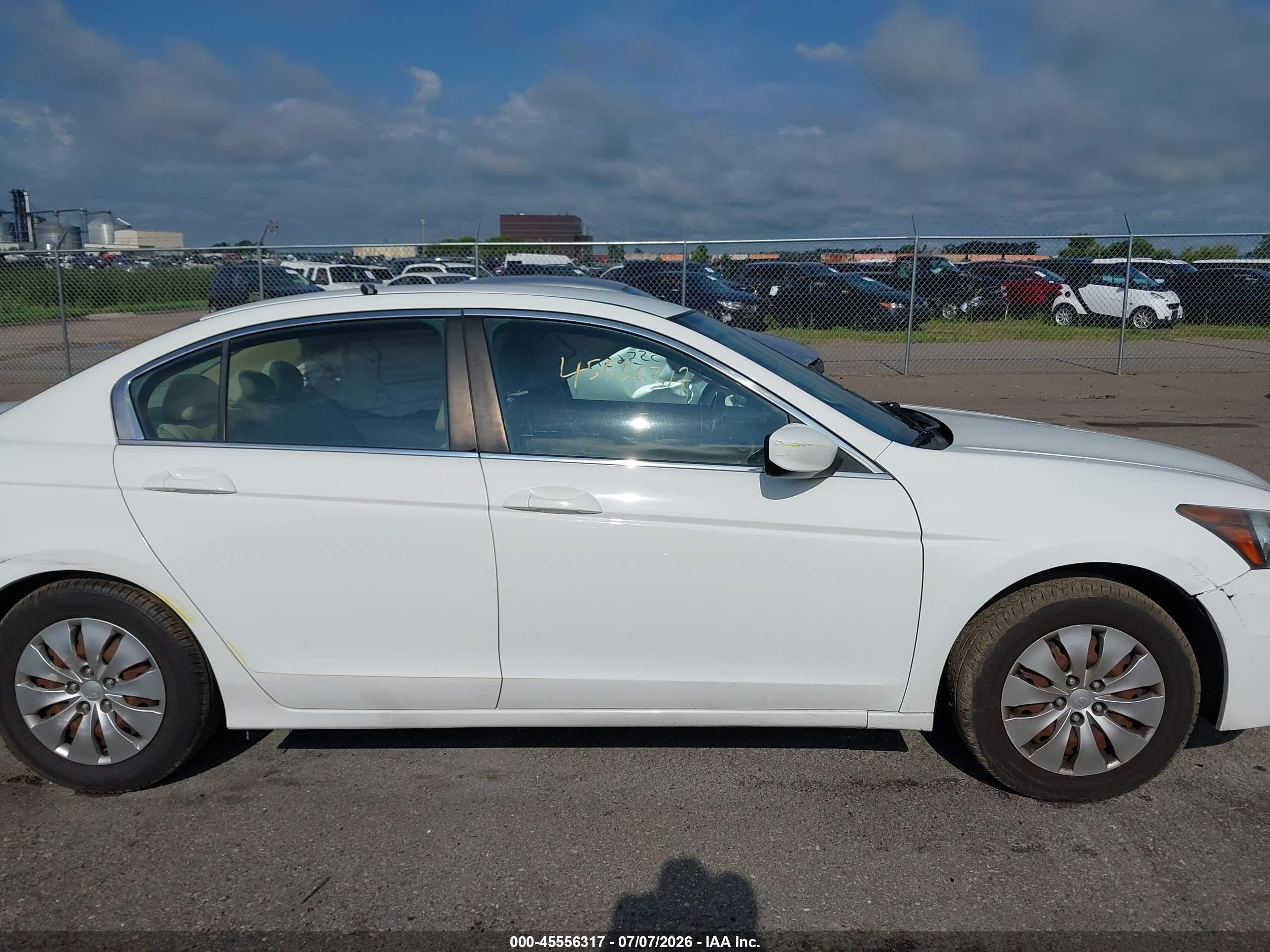 2012 Honda Accord 2.4 Lx White vin: 1HGCP2F38CA061909