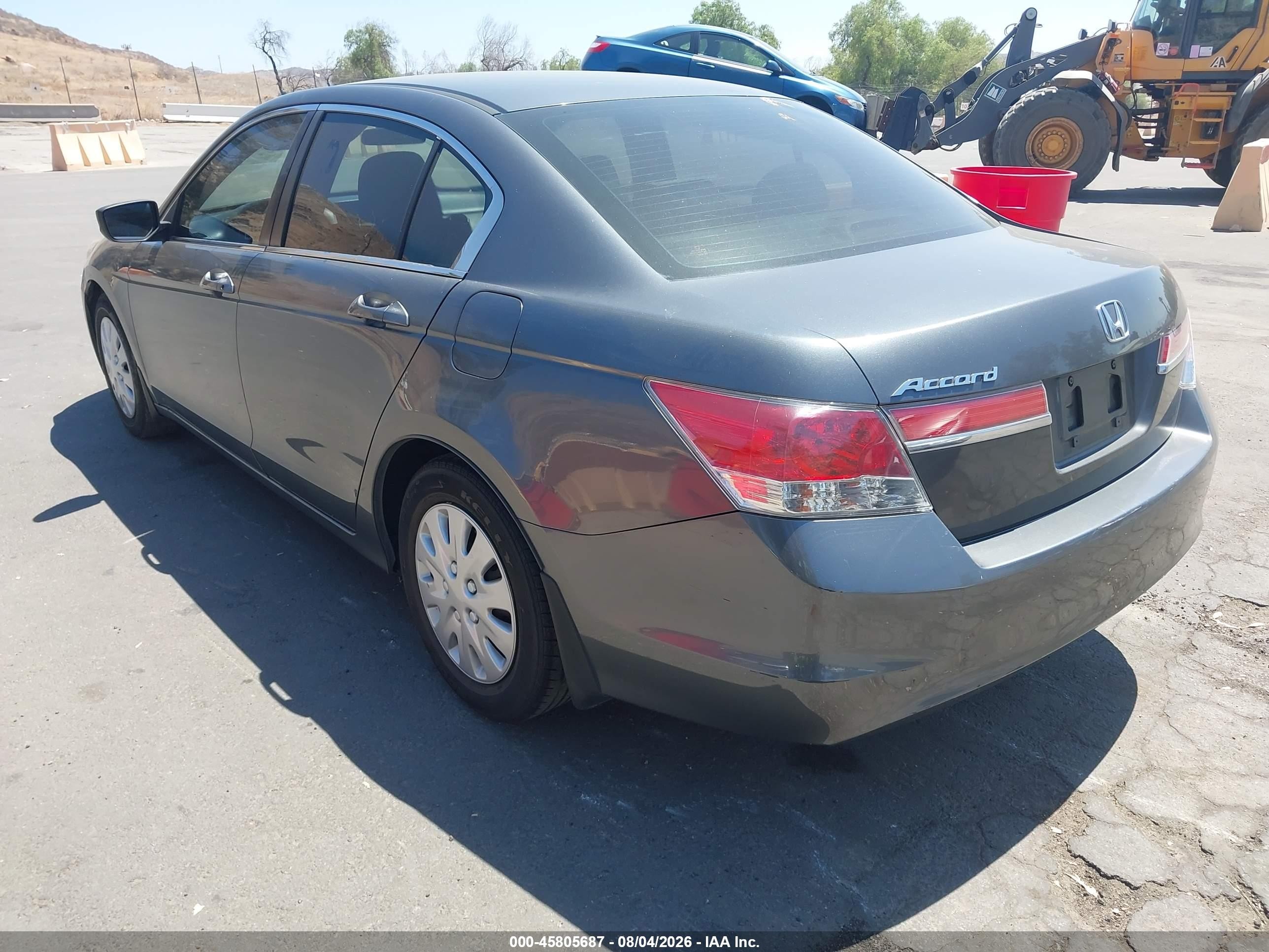 2012 Honda Accord Sdn Lx Gray vin: 1HGCP2F38CA065653