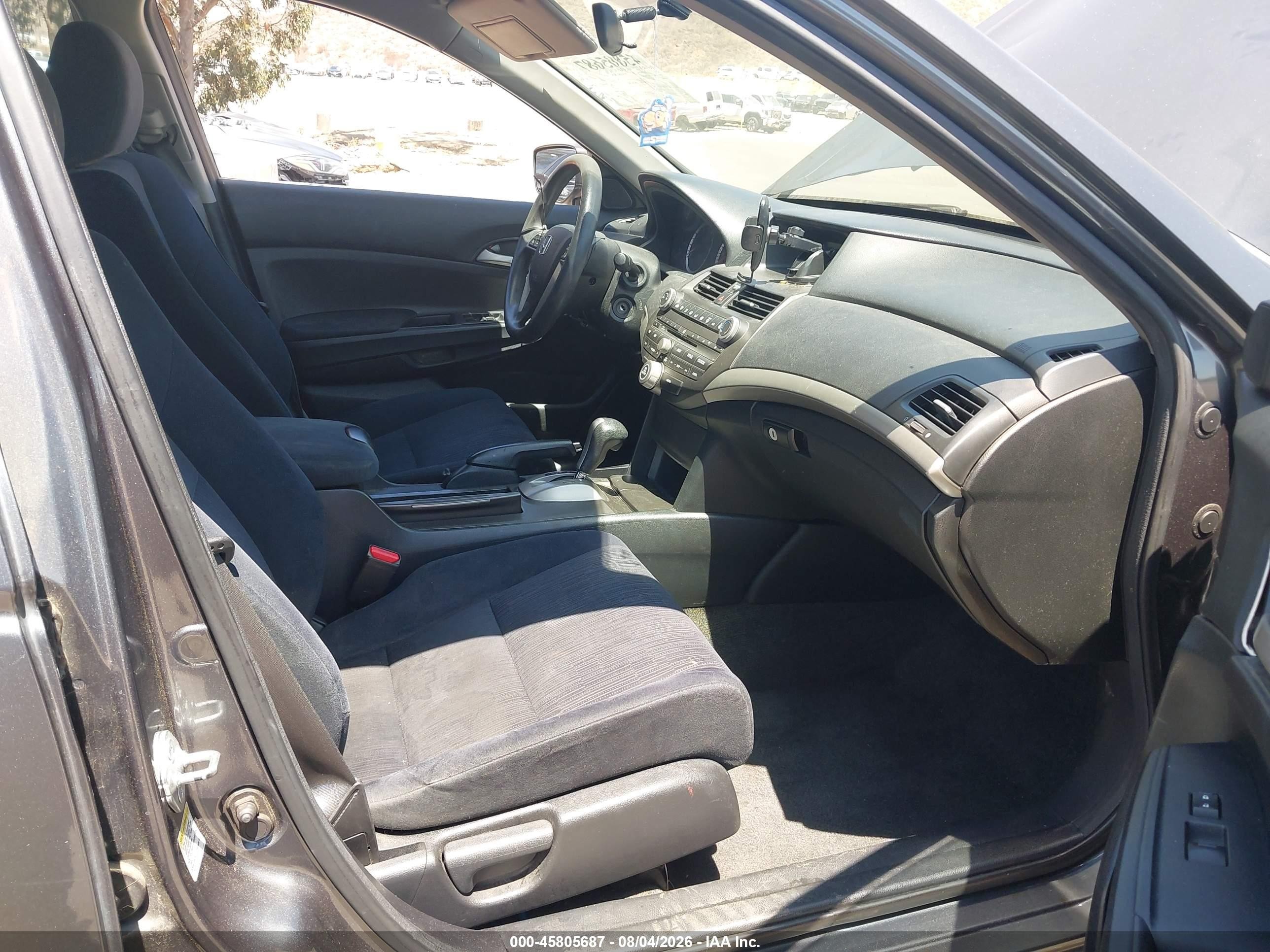 2012 Honda Accord Sdn Lx Gray vin: 1HGCP2F38CA065653