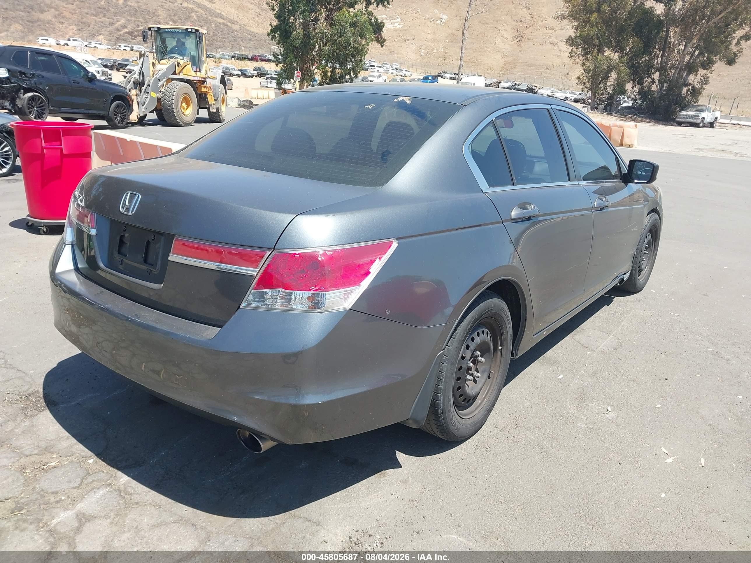 2012 Honda Accord Sdn Lx Gray vin: 1HGCP2F38CA065653