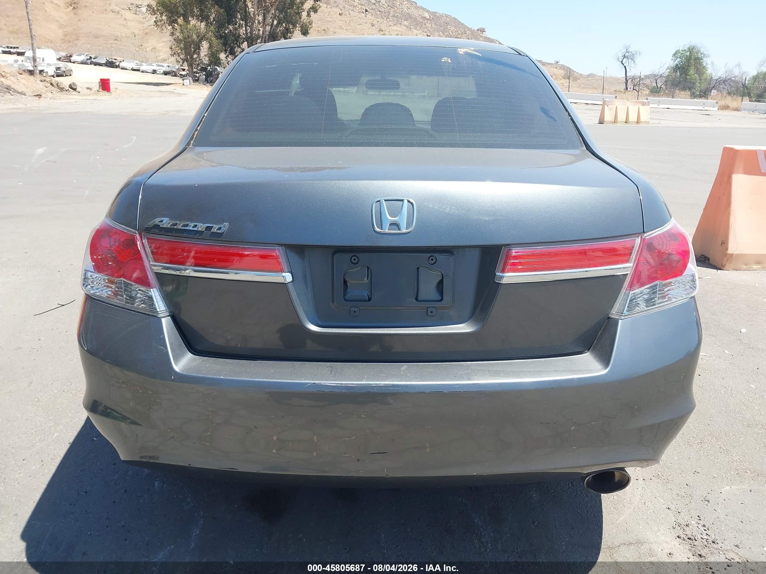 2012 Honda Accord Sdn Lx Gray vin: 1HGCP2F38CA065653