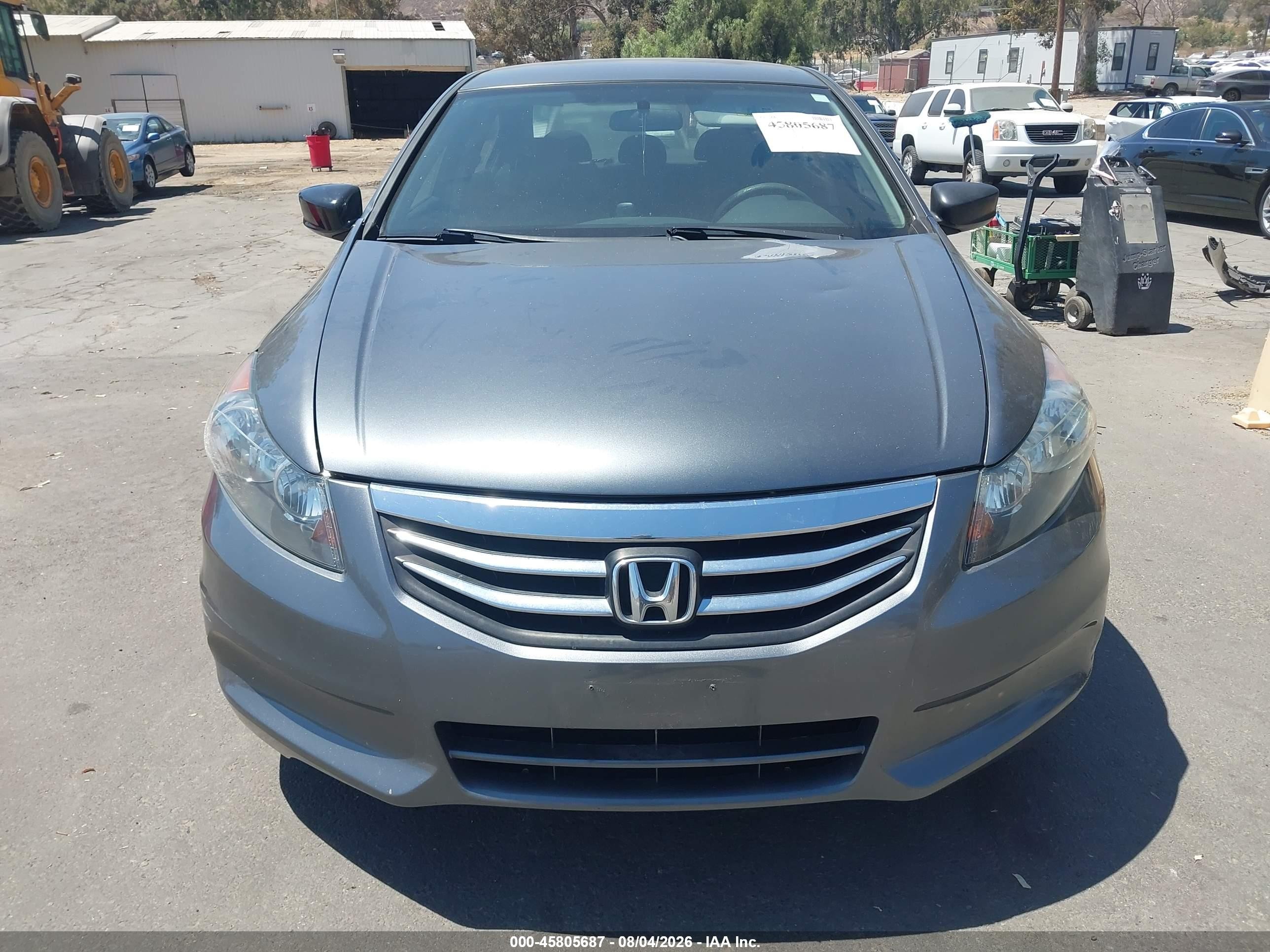 2012 Honda Accord Sdn Lx Gray vin: 1HGCP2F38CA065653