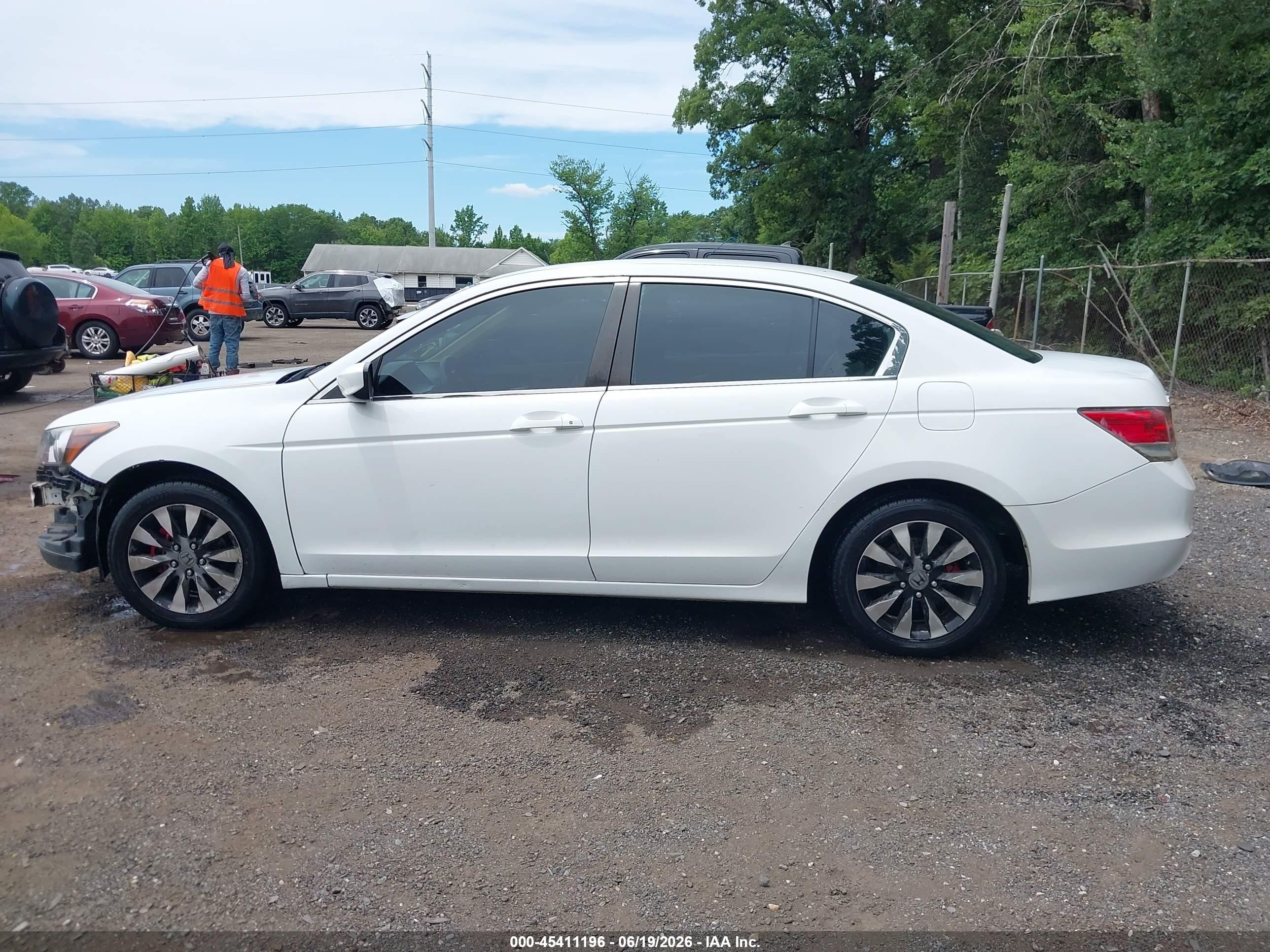 2012 Honda Accord 2.4 Lx White vin: 1HGCP2F38CA089841