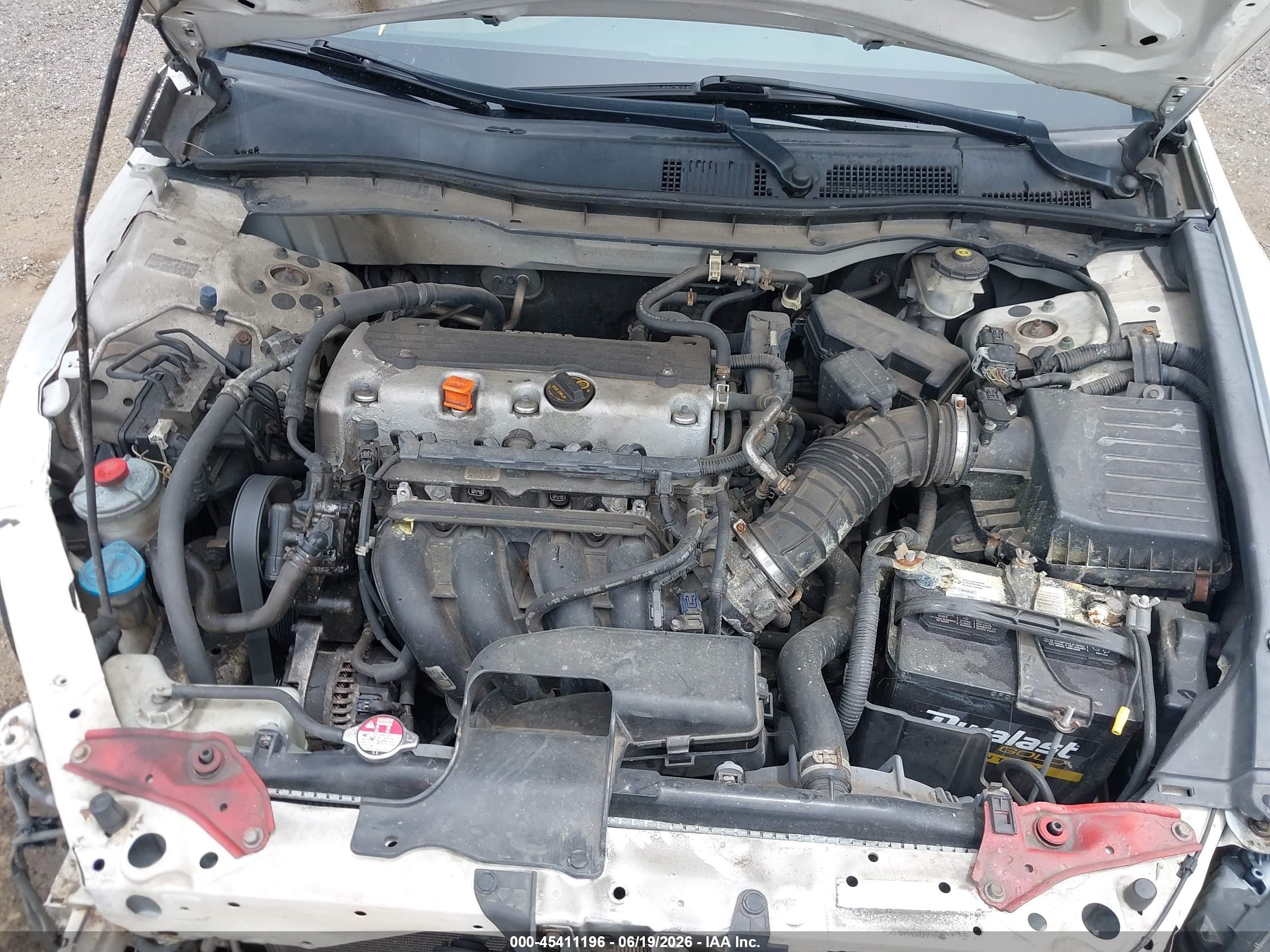 2012 Honda Accord 2.4 Lx White vin: 1HGCP2F38CA089841