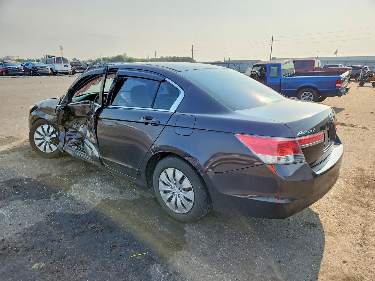 2012 Honda Accord Lx Brown vin: 1HGCP2F38CA130257