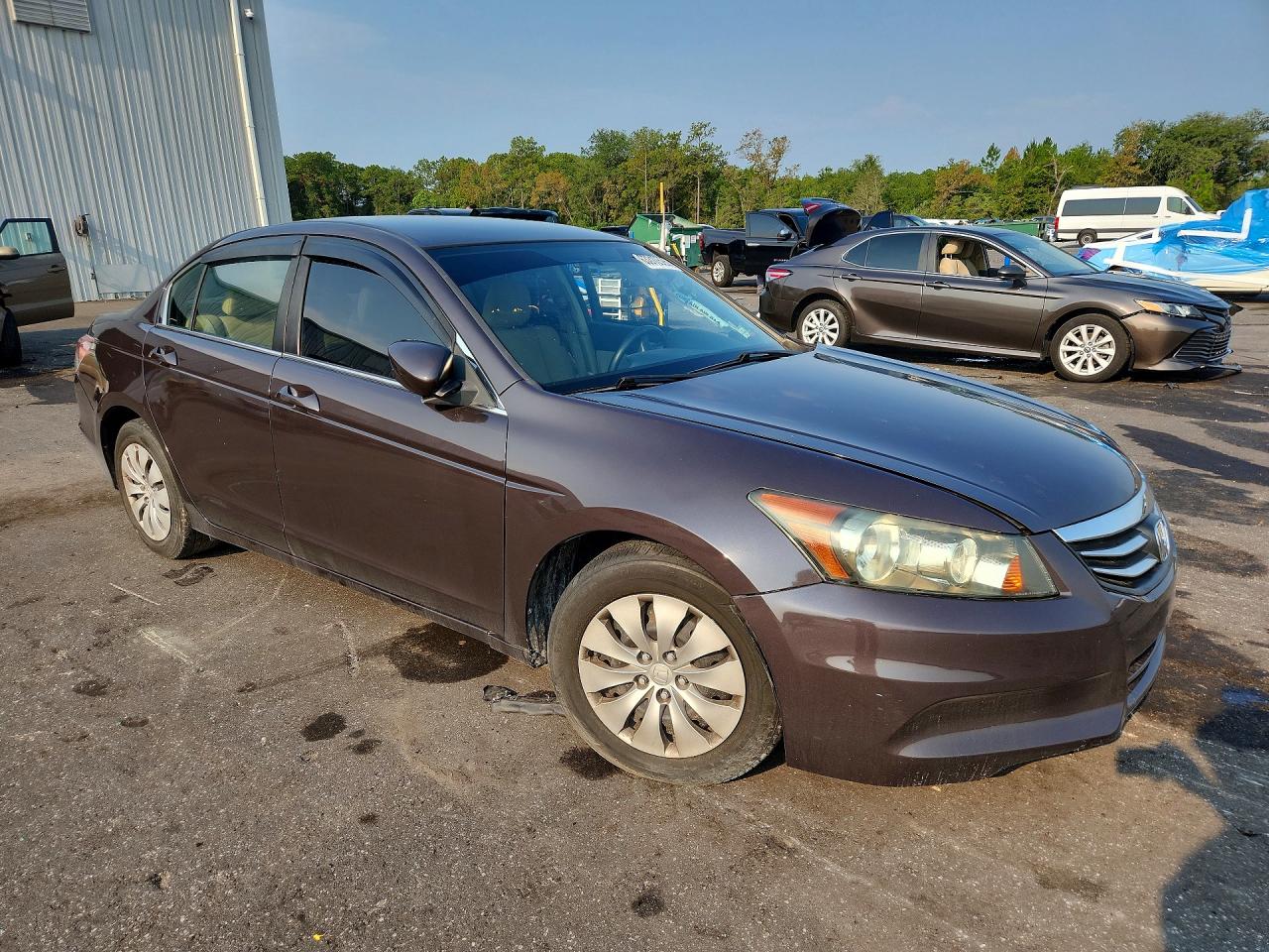 2012 Honda Accord Lx Brown vin: 1HGCP2F38CA130257