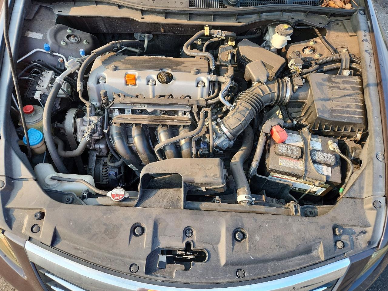 2012 Honda Accord Lx Brown vin: 1HGCP2F38CA130257