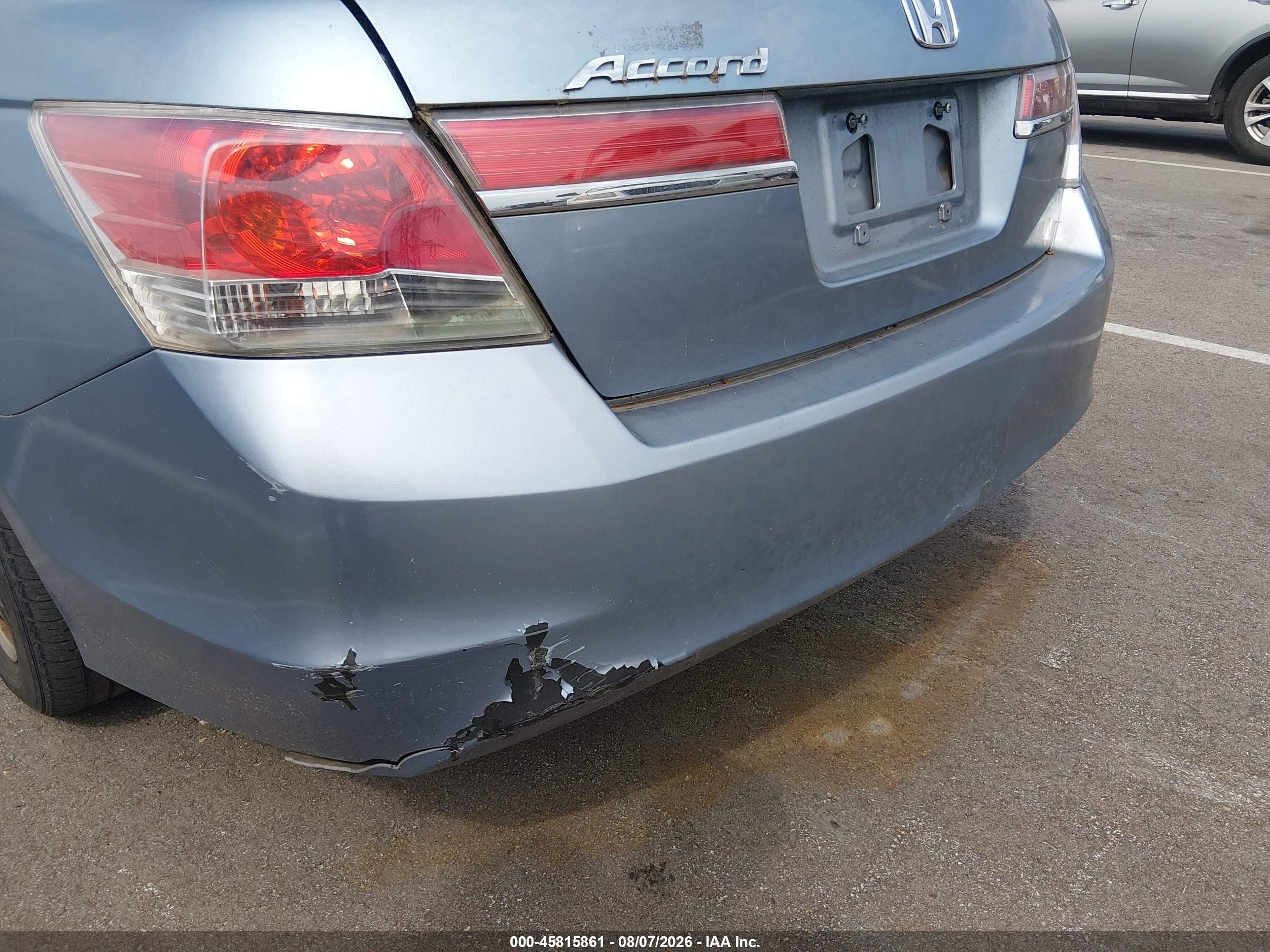 2012 Honda Accord 2.4 Lx Light Blue vin: 1HGCP2F38CA134504