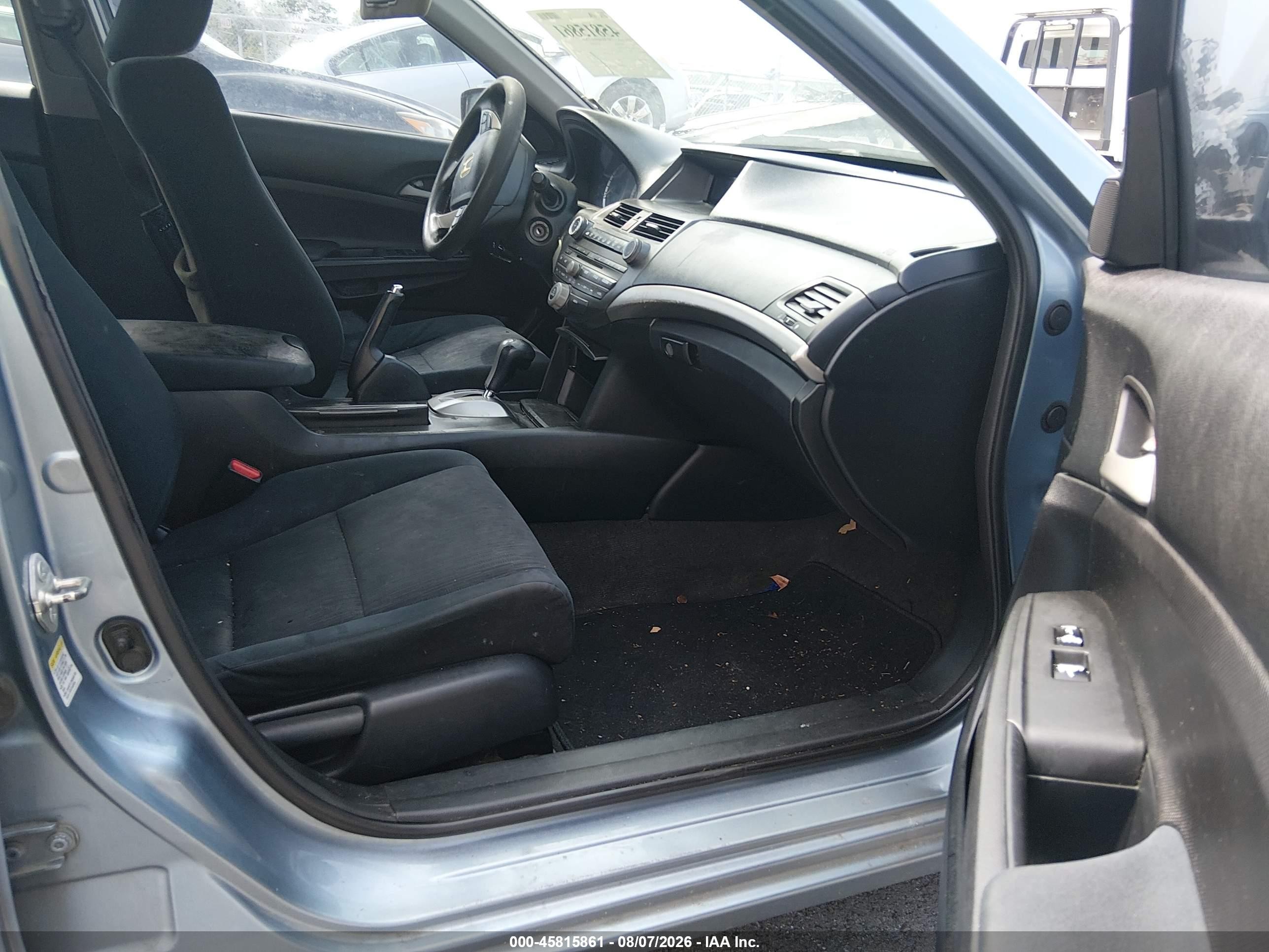2012 Honda Accord 2.4 Lx Light Blue vin: 1HGCP2F38CA134504