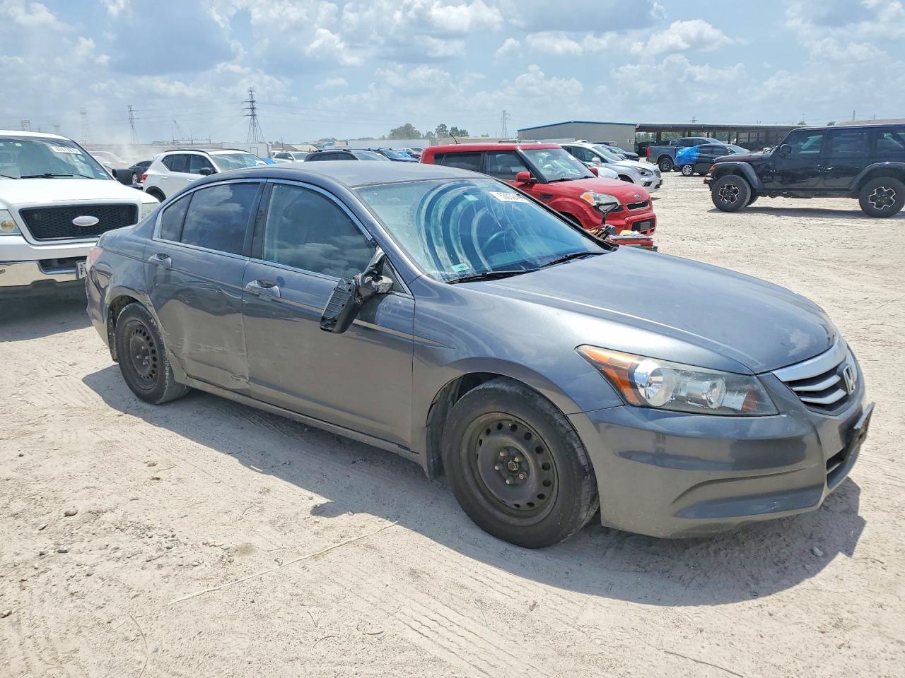 2012 Honda Accord Lx Gray vin: 1HGCP2F38CA135300