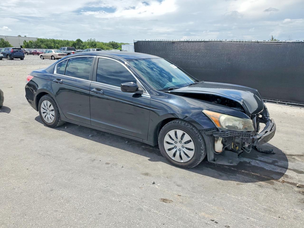 2012 Honda Accord Lx Black vin: 1HGCP2F38CA154140