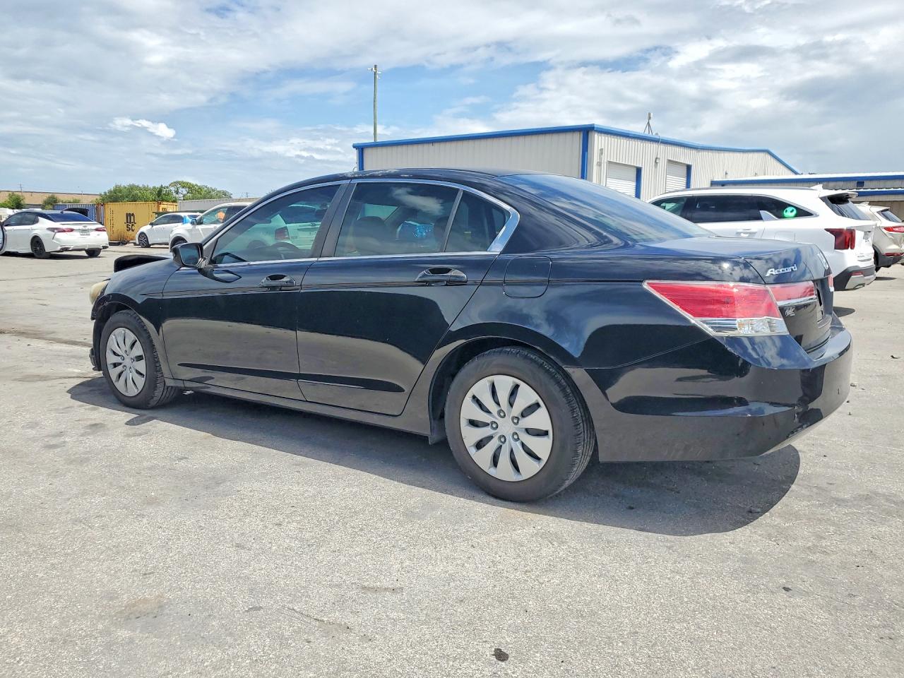 2012 Honda Accord Lx Black vin: 1HGCP2F38CA154140