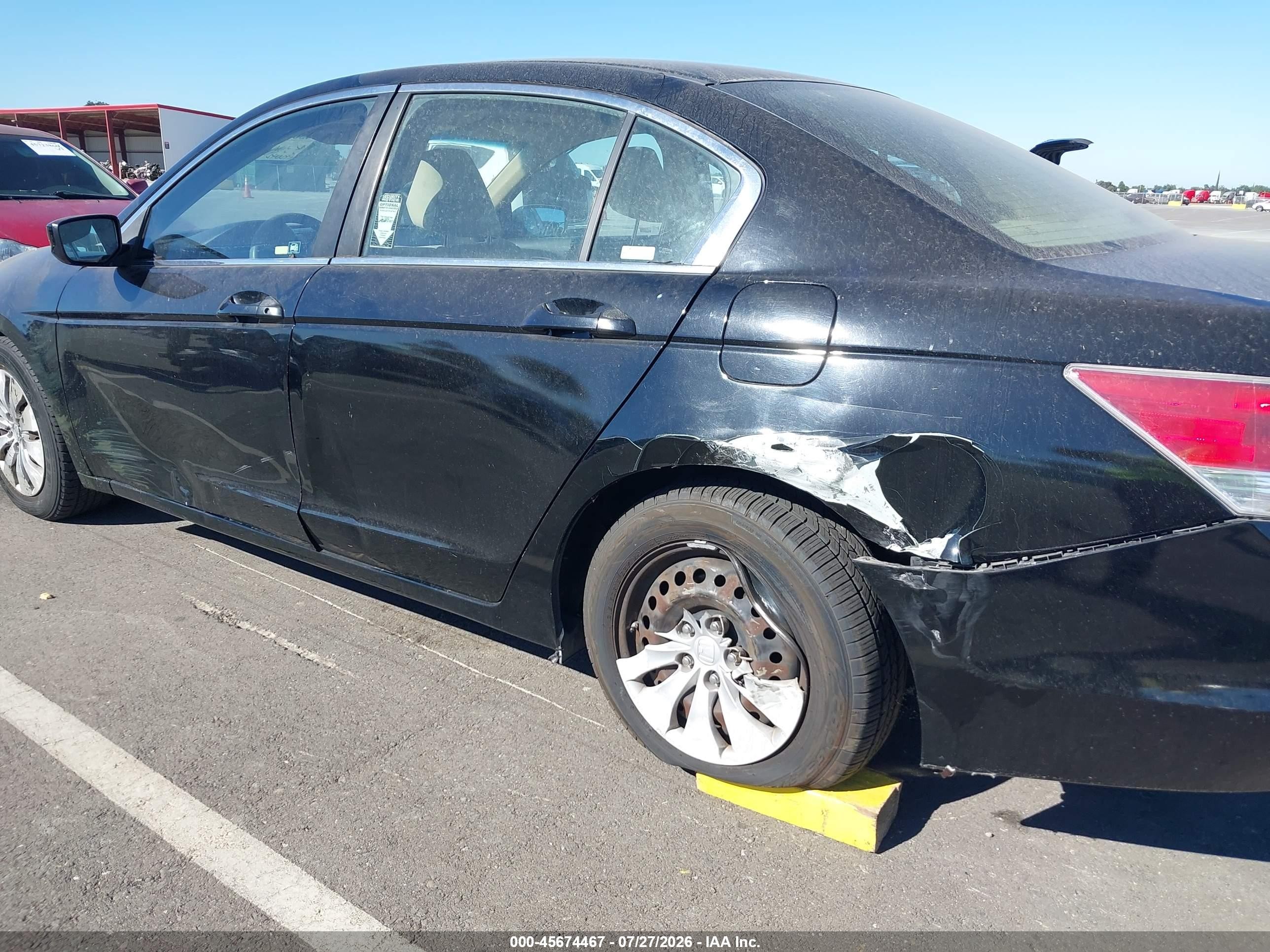 2012 Honda Accord 2.4 Lx Black vin: 1HGCP2F38CA159855