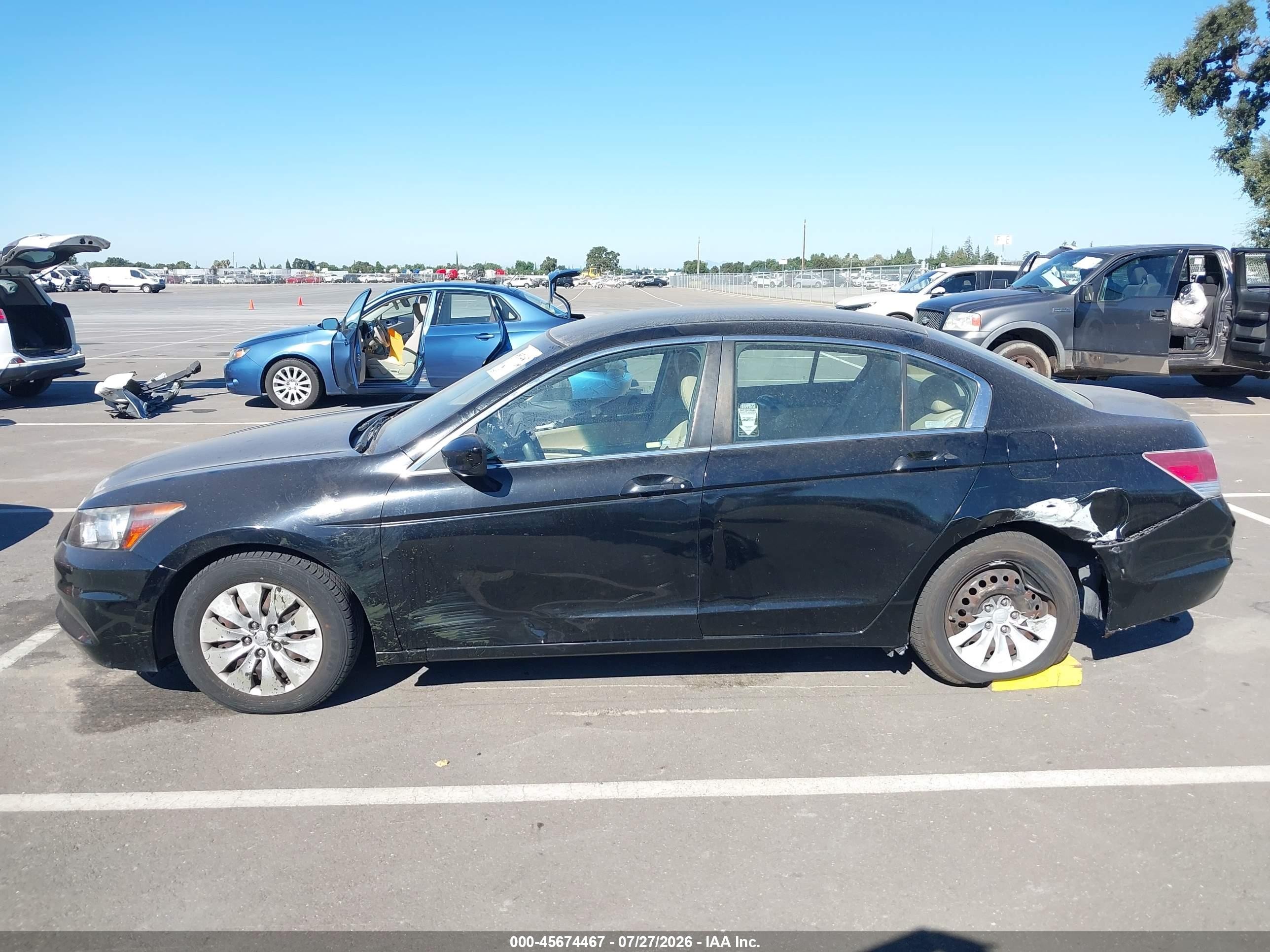 2012 Honda Accord 2.4 Lx Black vin: 1HGCP2F38CA159855