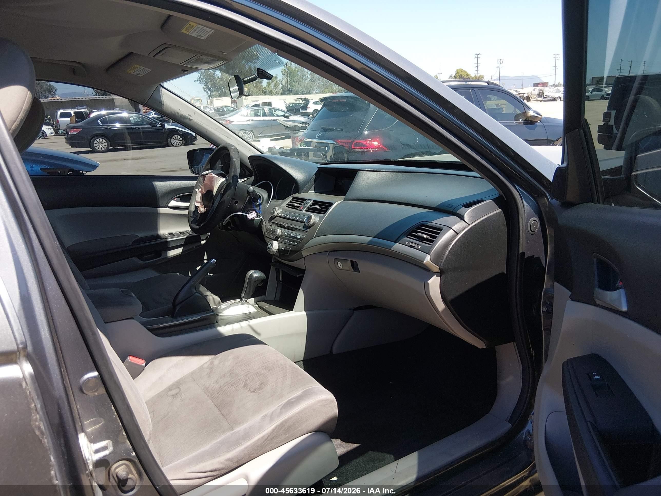 2012 Honda Accord 2.4 Lx Gray vin: 1HGCP2F38CA167910