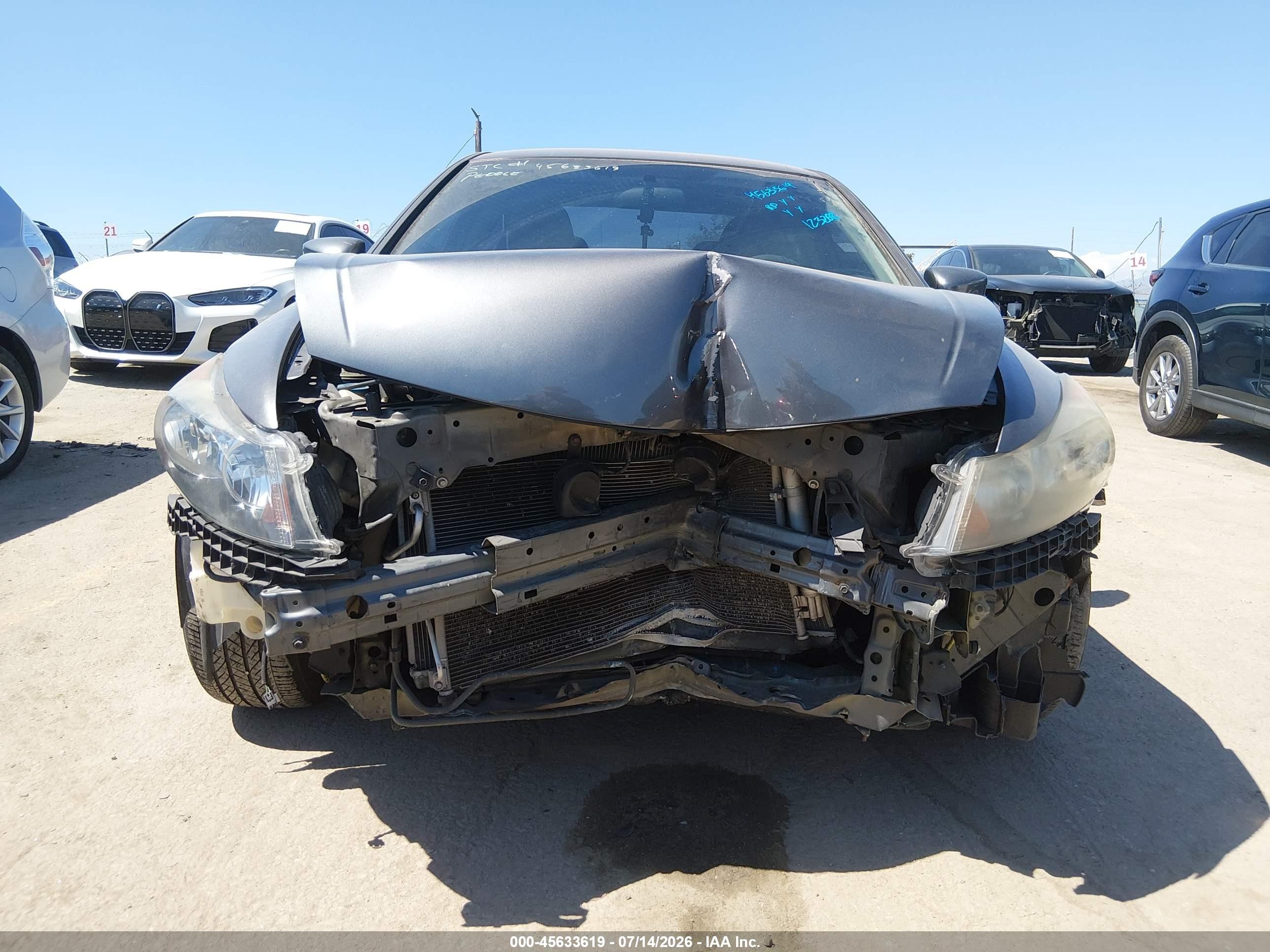 2012 Honda Accord 2.4 Lx Gray vin: 1HGCP2F38CA167910