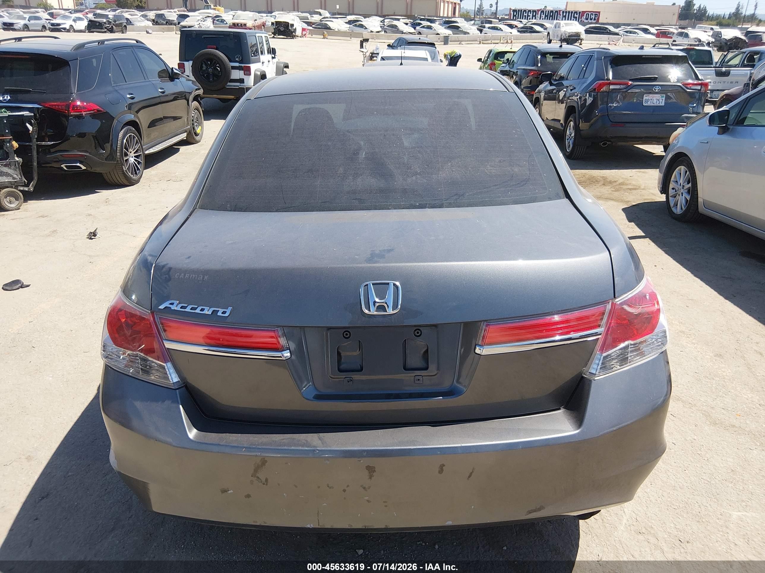 2012 Honda Accord 2.4 Lx Gray vin: 1HGCP2F38CA167910