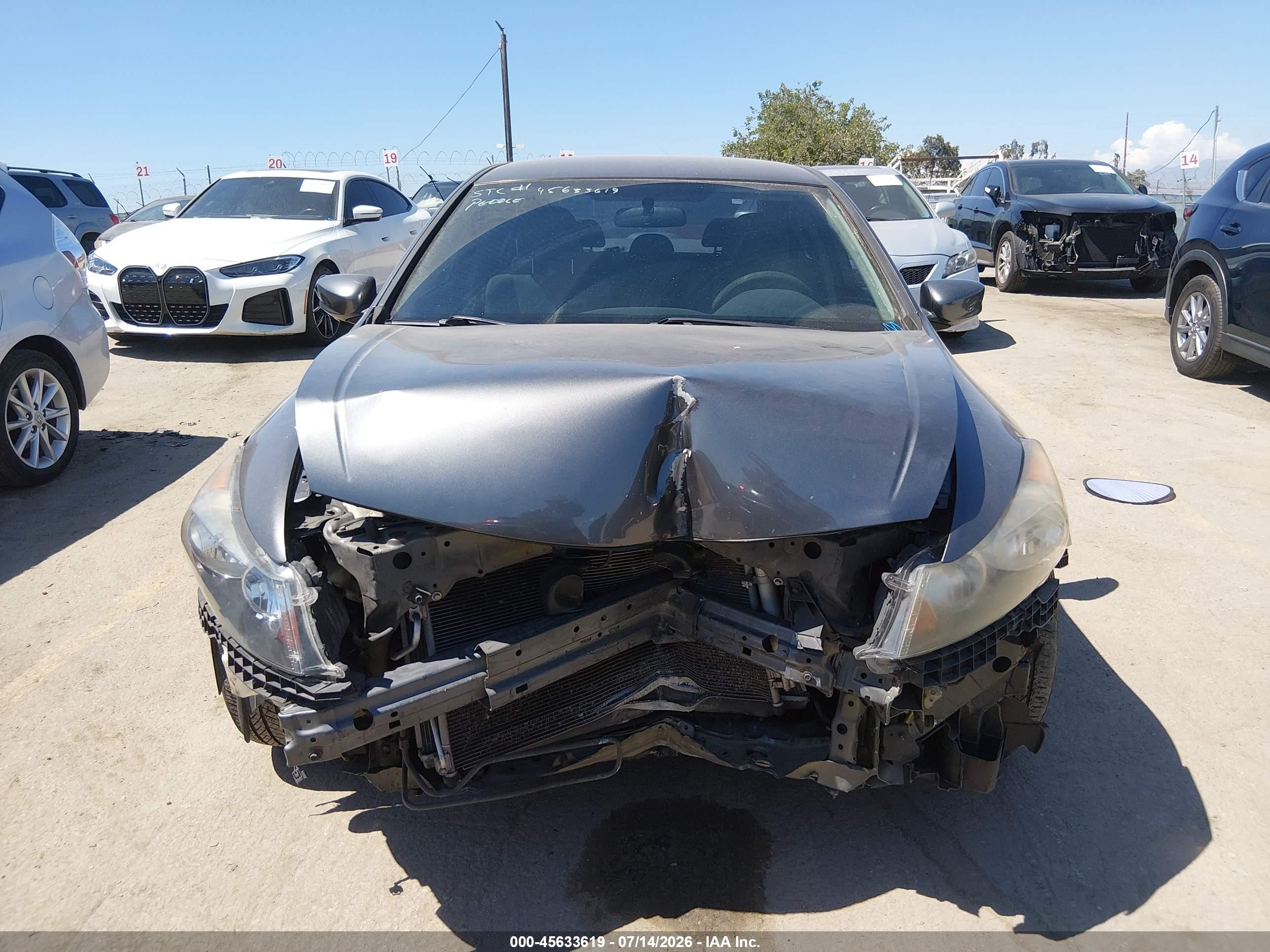 2012 Honda Accord 2.4 Lx Gray vin: 1HGCP2F38CA167910