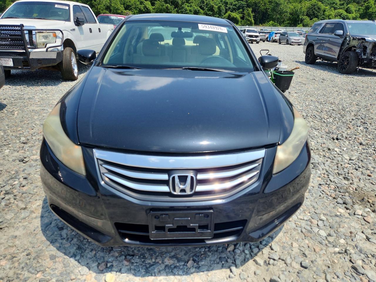 2012 Honda Accord Lx Black vin: 1HGCP2F38CA168510
