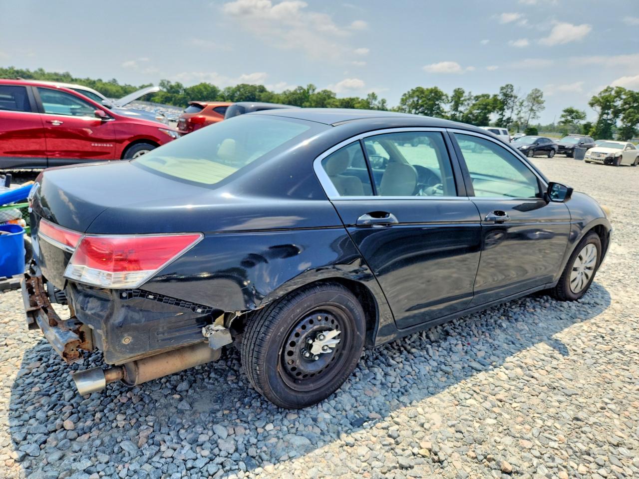 2012 Honda Accord Lx Black vin: 1HGCP2F38CA168510
