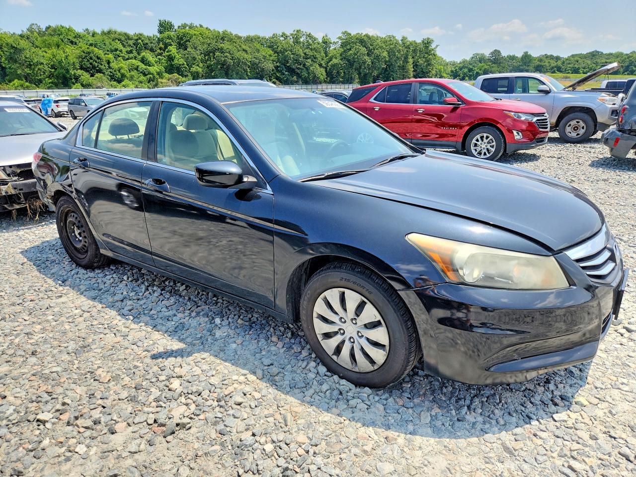 2012 Honda Accord Lx Black vin: 1HGCP2F38CA168510