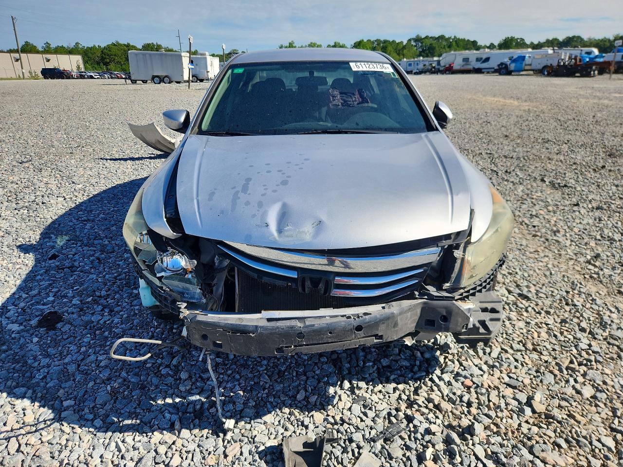 2012 Honda Accord Lx Silver vin: 1HGCP2F38CA170774