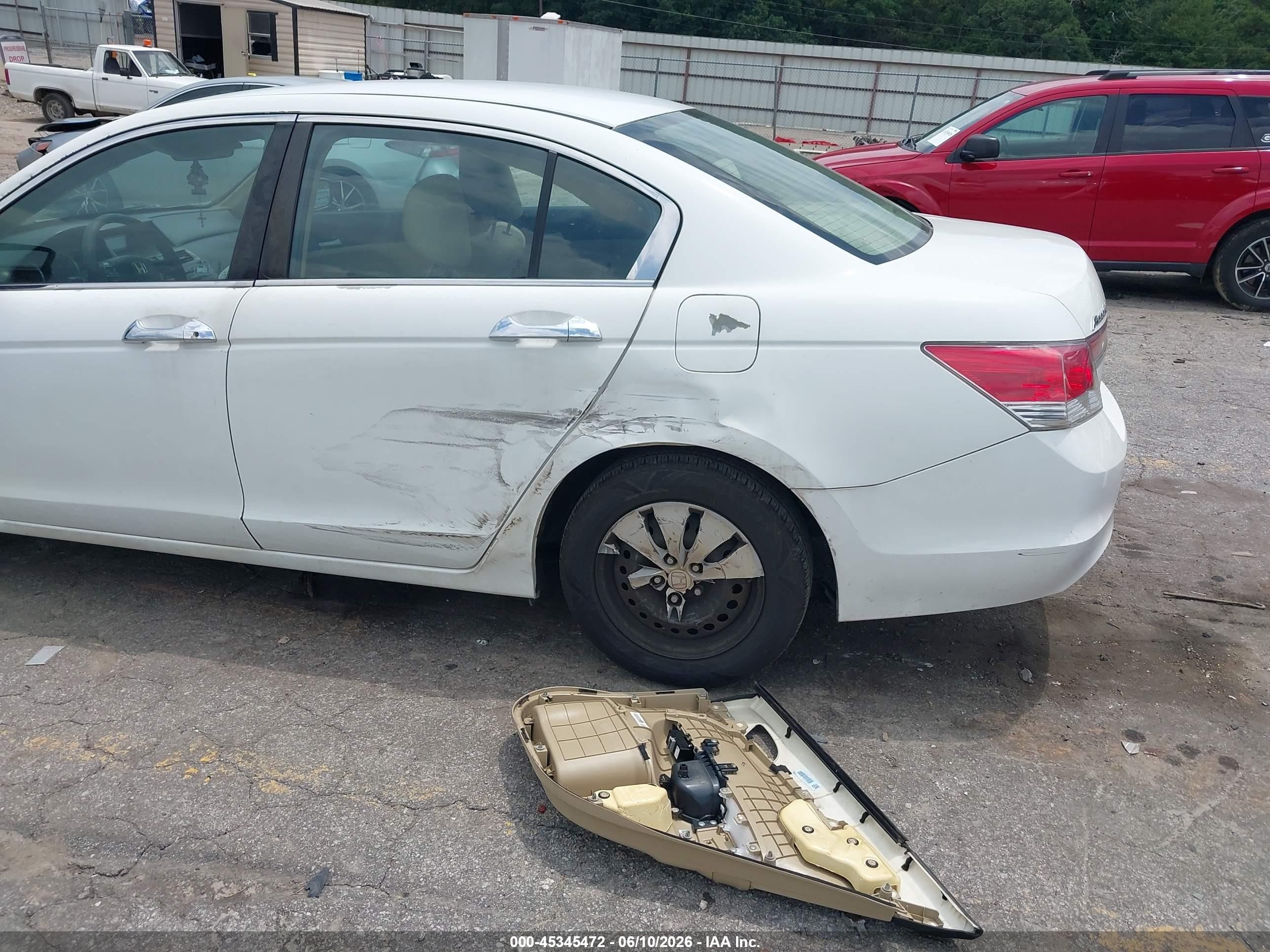 2012 Honda Accord 2.4 Lx White vin: 1HGCP2F38CA171570