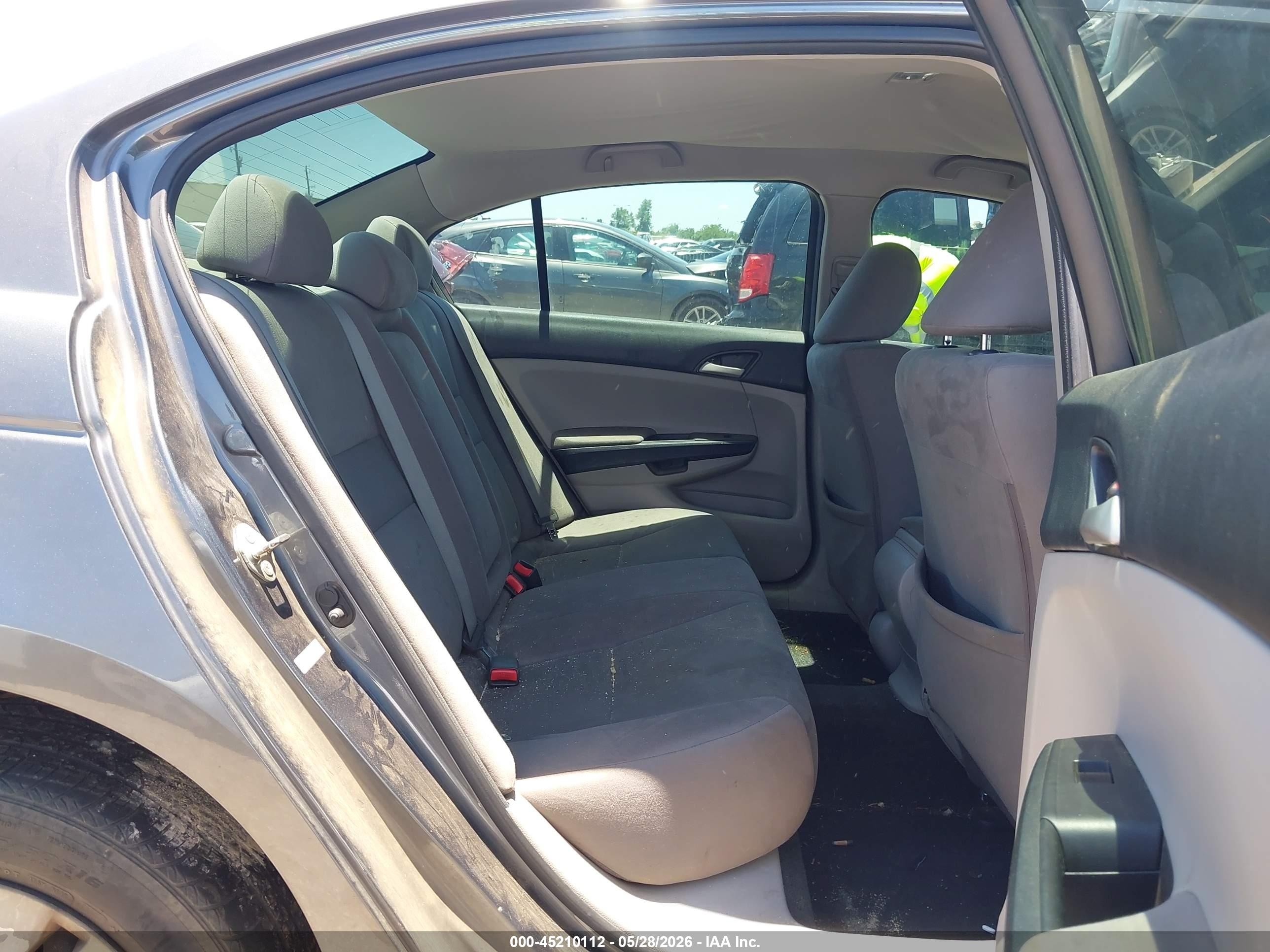 2012 Honda Accord 2.4 Lx Gray vin: 1HGCP2F38CA176350