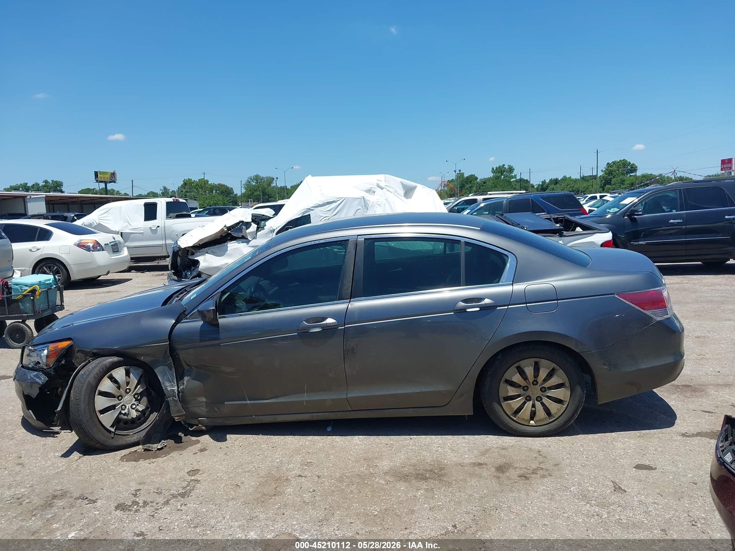 2012 Honda Accord 2.4 Lx Gray vin: 1HGCP2F38CA176350