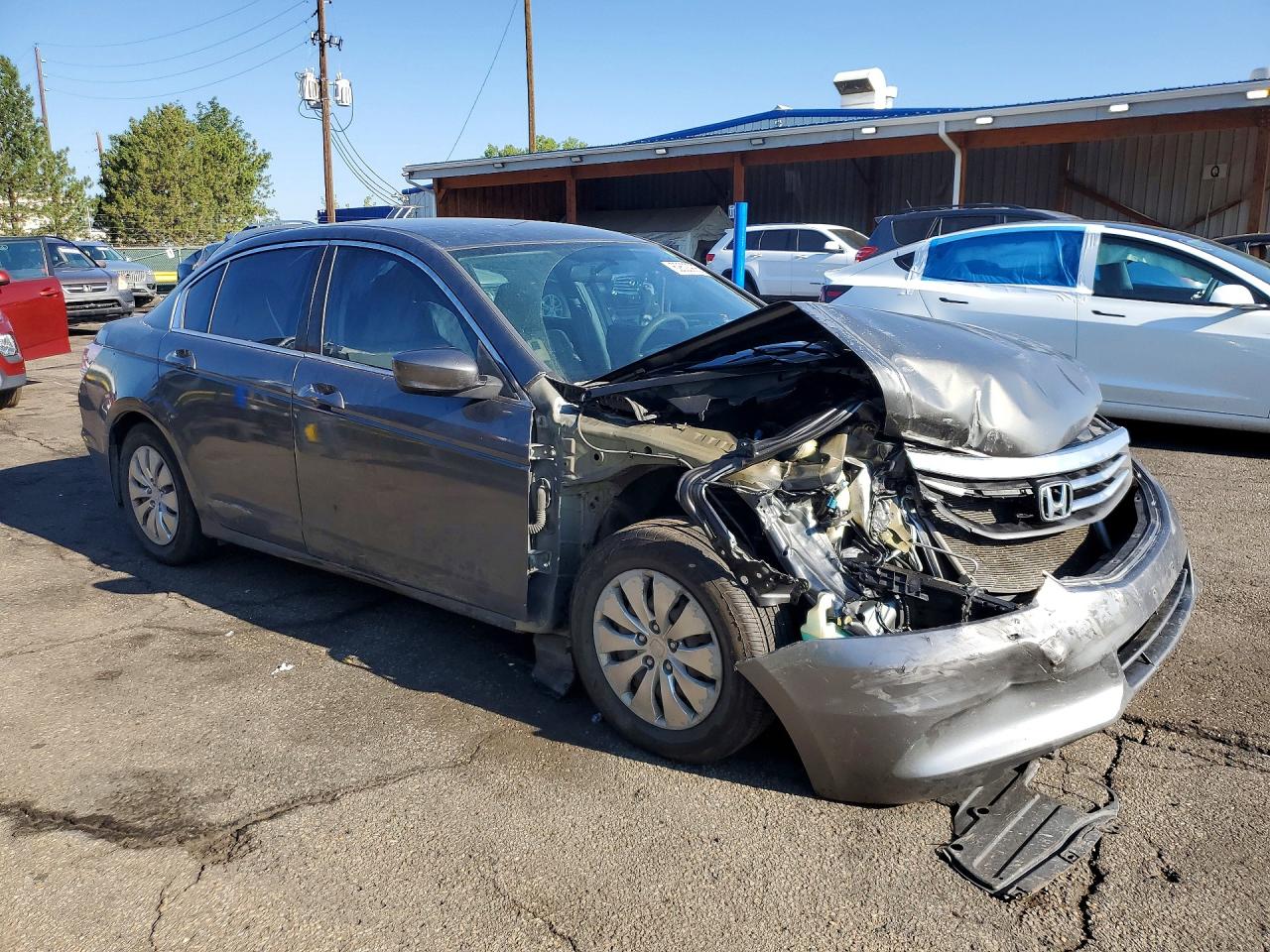 2012 Honda Accord Lx Gray vin: 1HGCP2F38CA176364