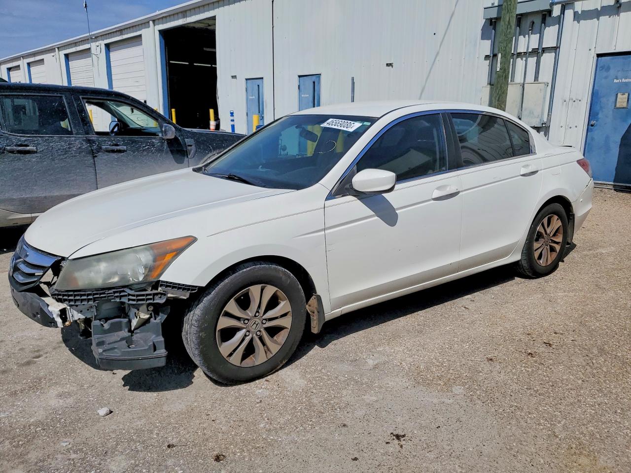 2012 Honda Accord Lx White vin: 1HGCP2F38CA214899