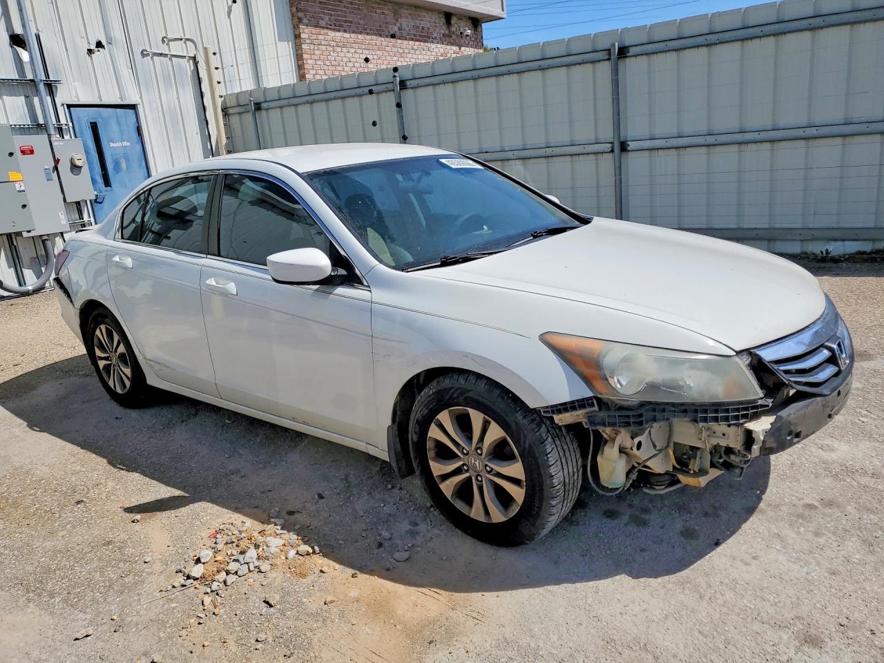 2012 Honda Accord Lx White vin: 1HGCP2F38CA214899