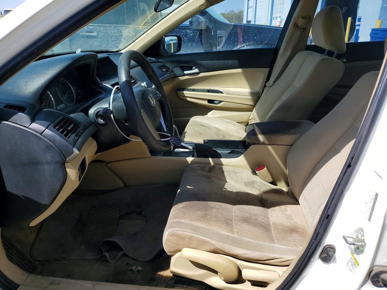 2012 Honda Accord Lx White vin: 1HGCP2F38CA214899