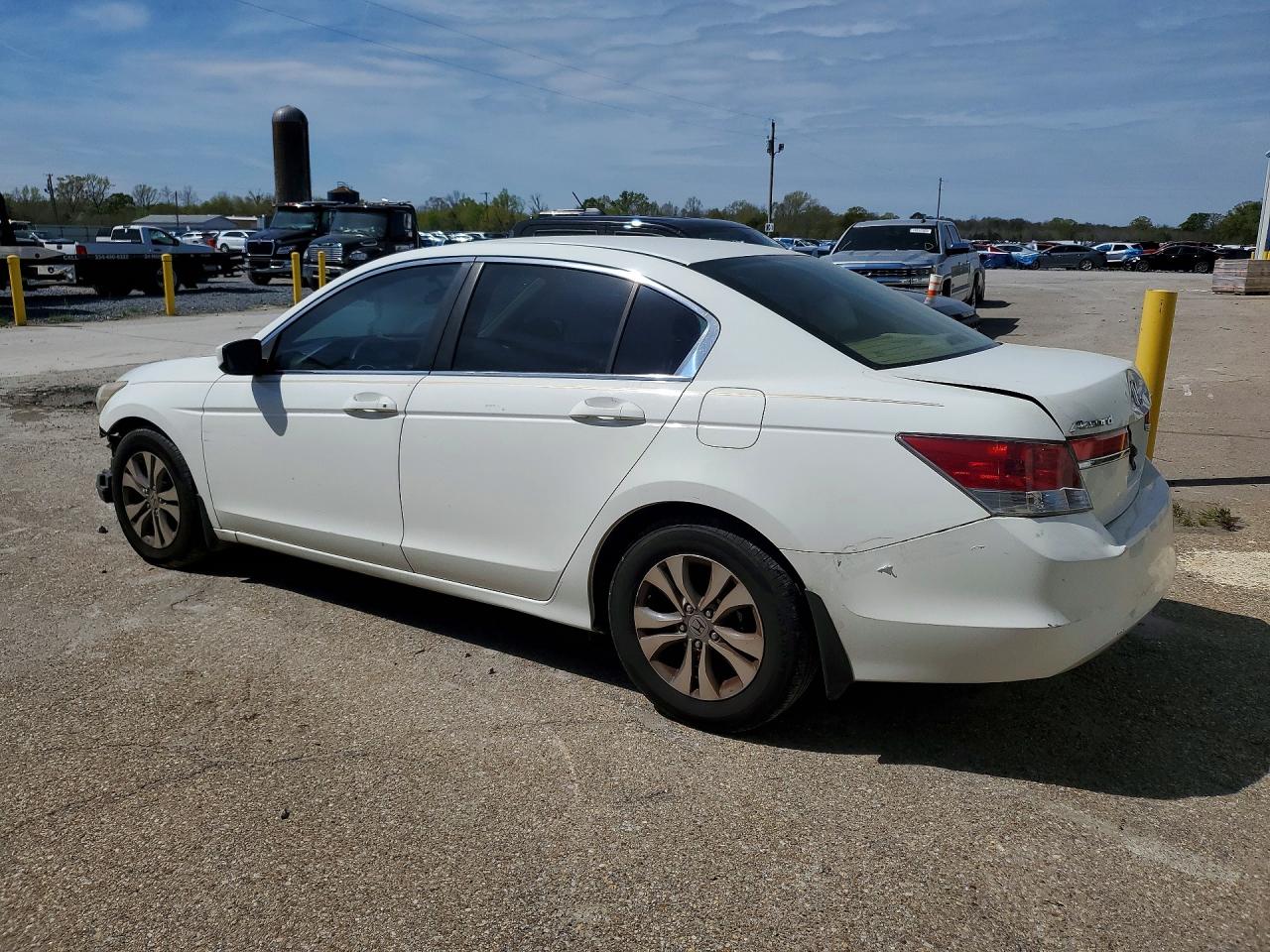 2012 Honda Accord Lx White vin: 1HGCP2F38CA214899