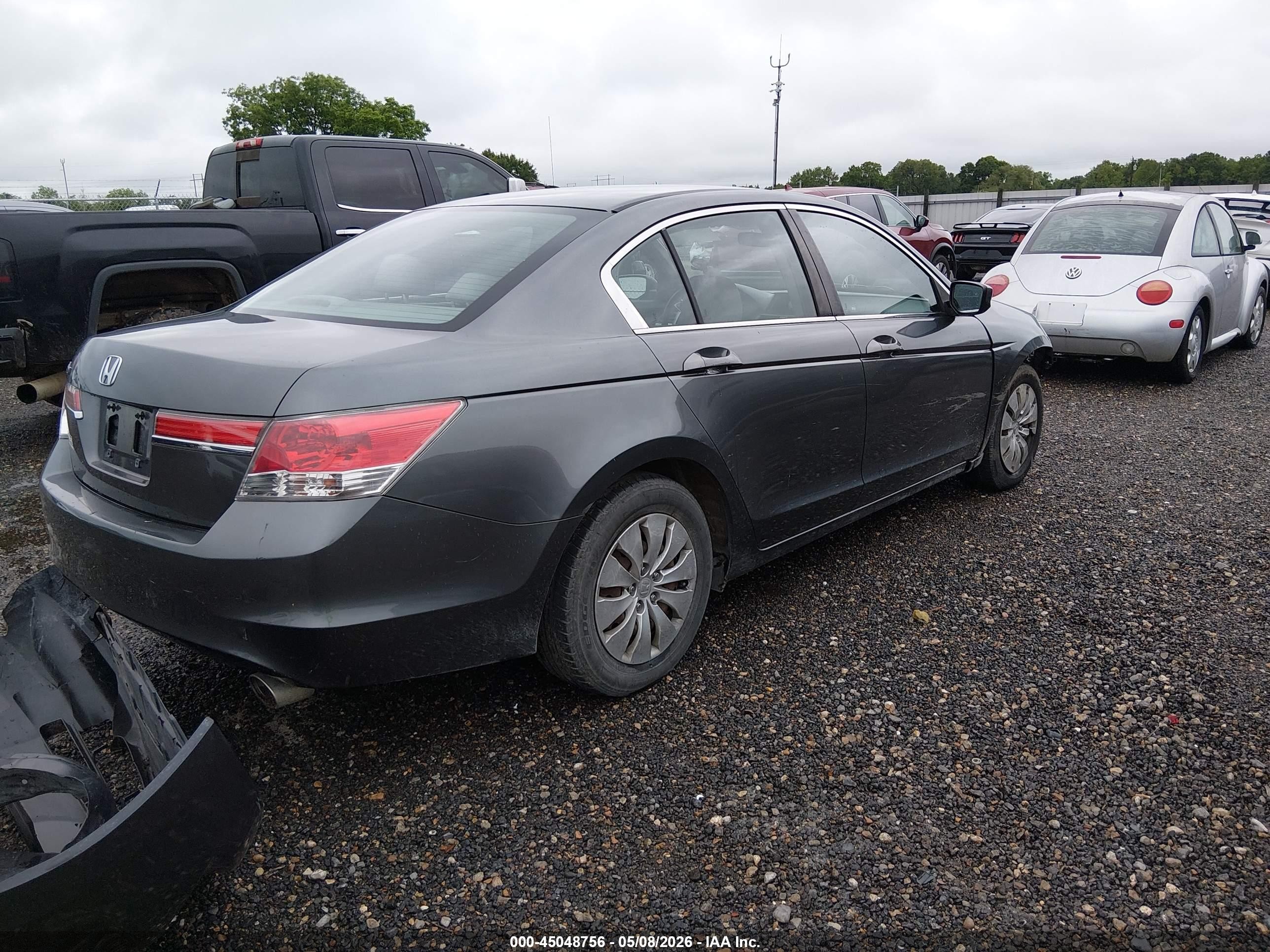 2012 Honda Accord 2.4 Lx Gray vin: 1HGCP2F38CA238121