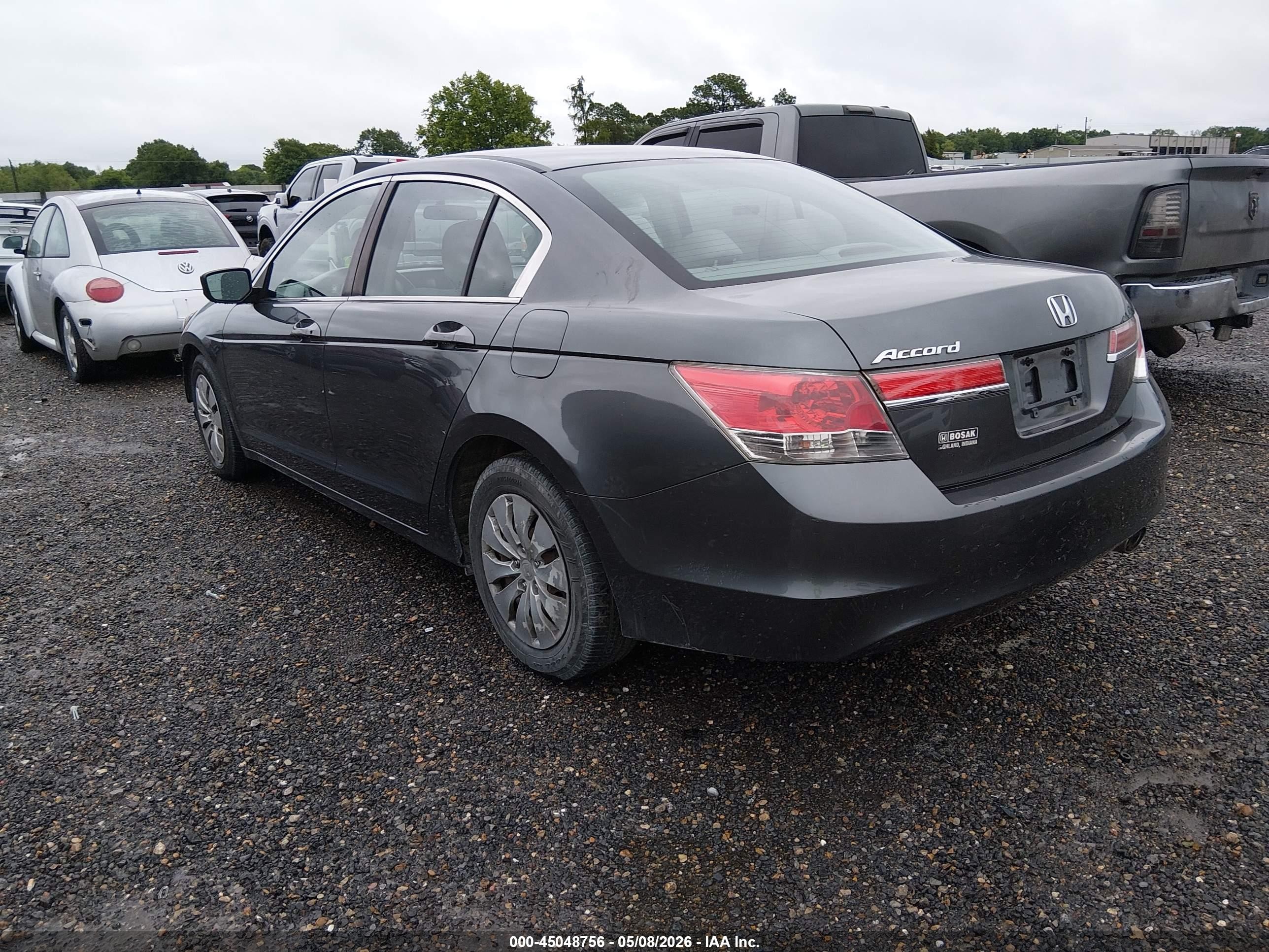 2012 Honda Accord 2.4 Lx Gray vin: 1HGCP2F38CA238121