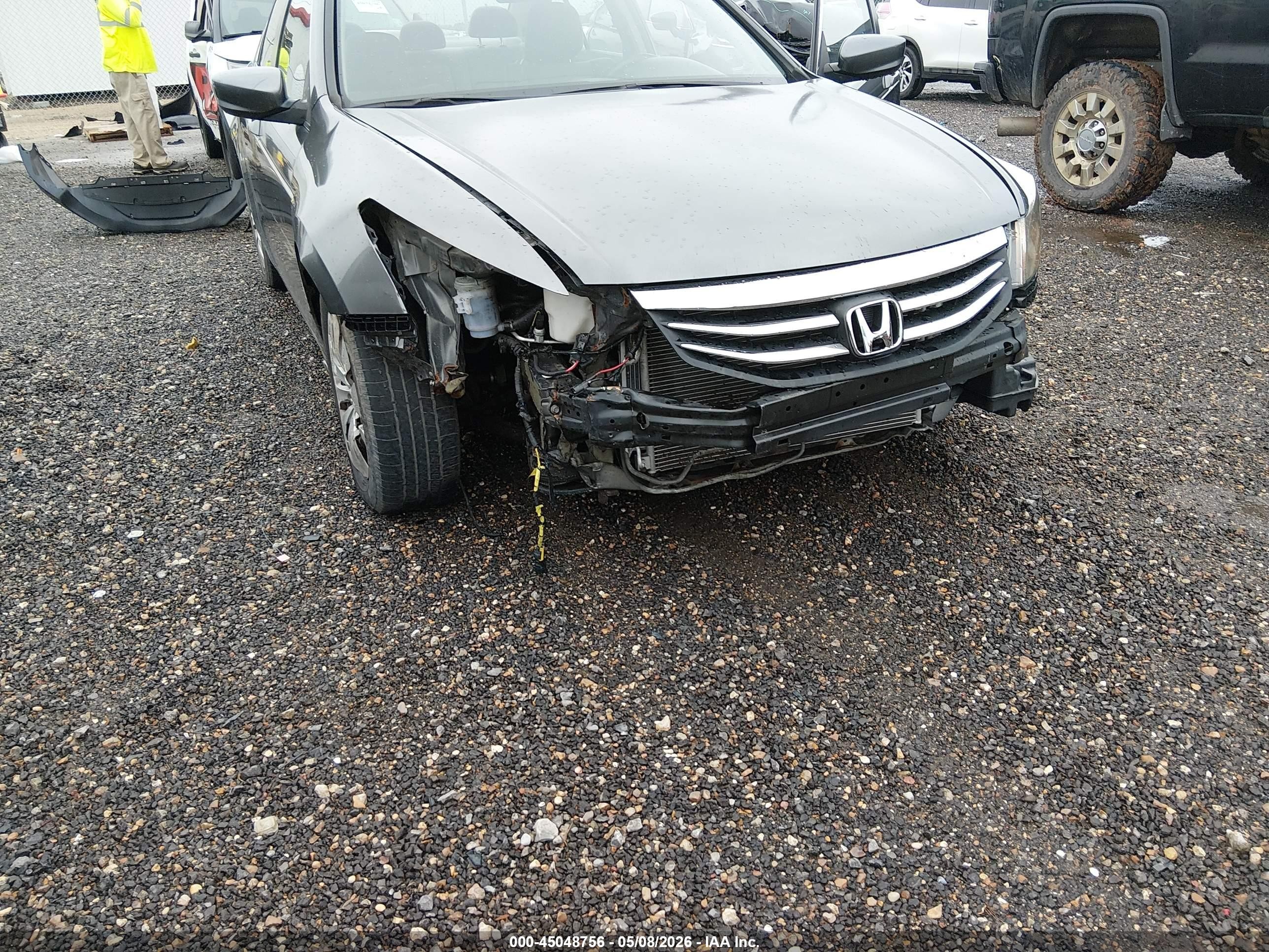 2012 Honda Accord 2.4 Lx Gray vin: 1HGCP2F38CA238121