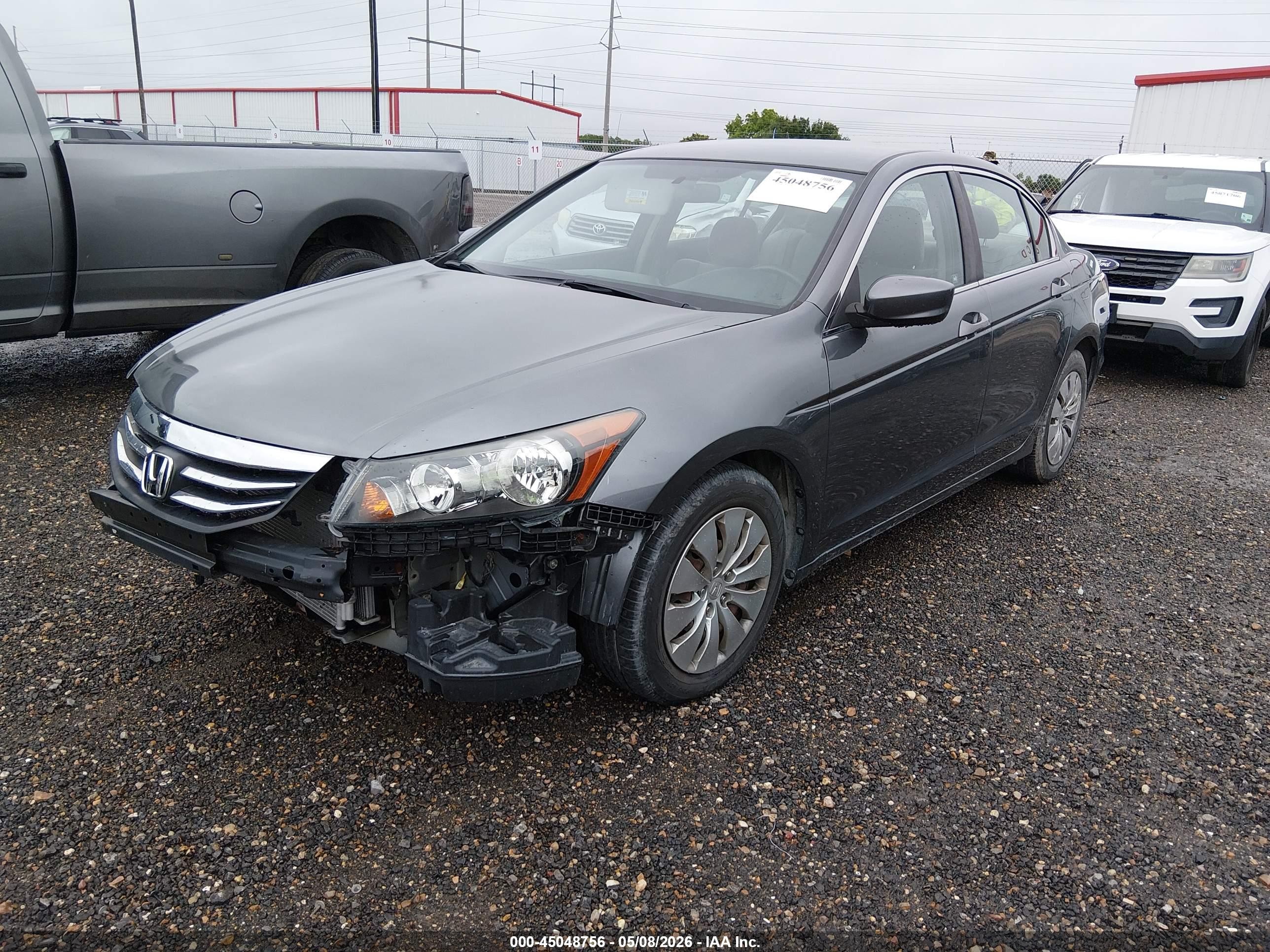 2012 Honda Accord 2.4 Lx Gray vin: 1HGCP2F38CA238121