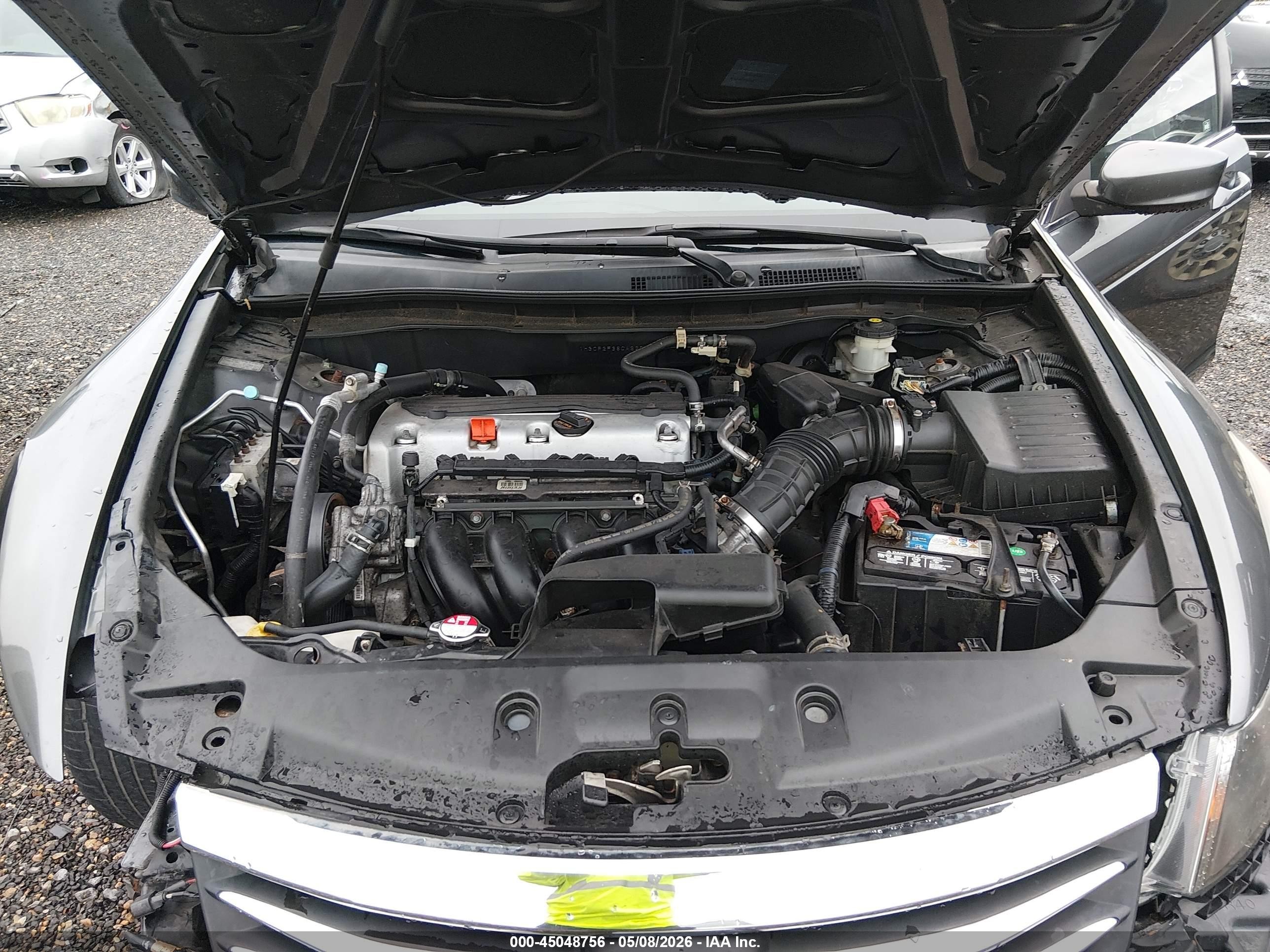 2012 Honda Accord 2.4 Lx Gray vin: 1HGCP2F38CA238121