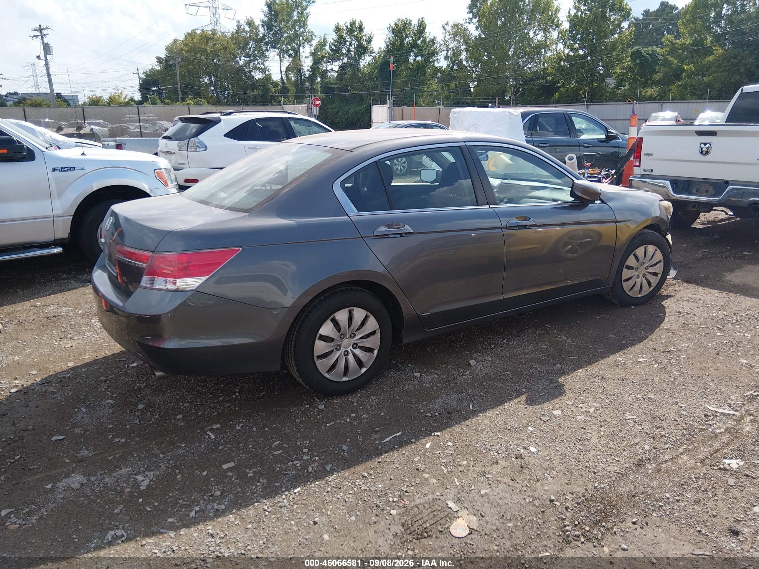 2012 Honda Accord 2.4 Lx Gray vin: 1HGCP2F38CA239186