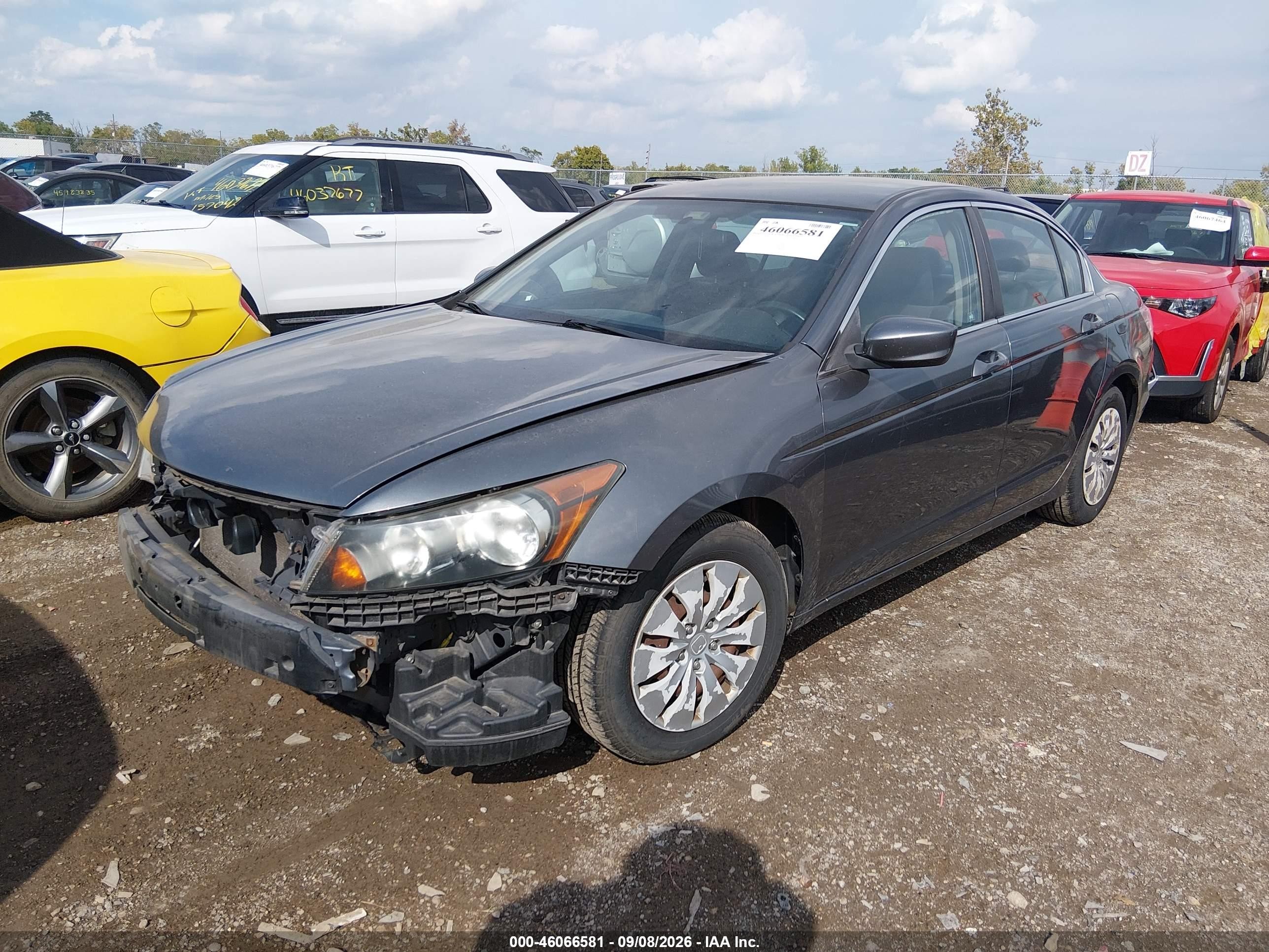 2012 Honda Accord 2.4 Lx Gray vin: 1HGCP2F38CA239186