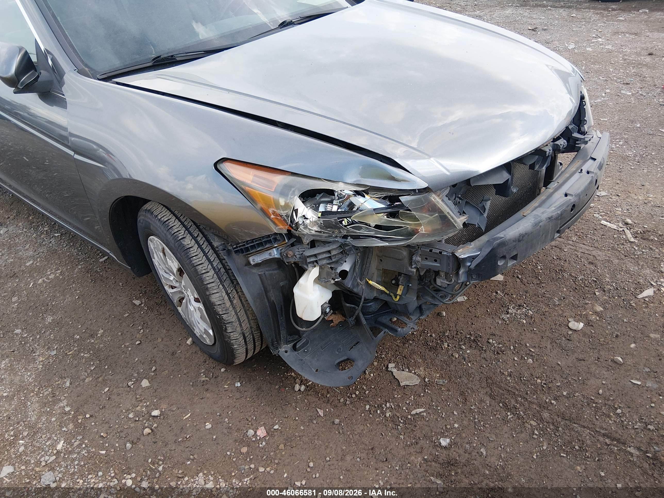 2012 Honda Accord 2.4 Lx Gray vin: 1HGCP2F38CA239186