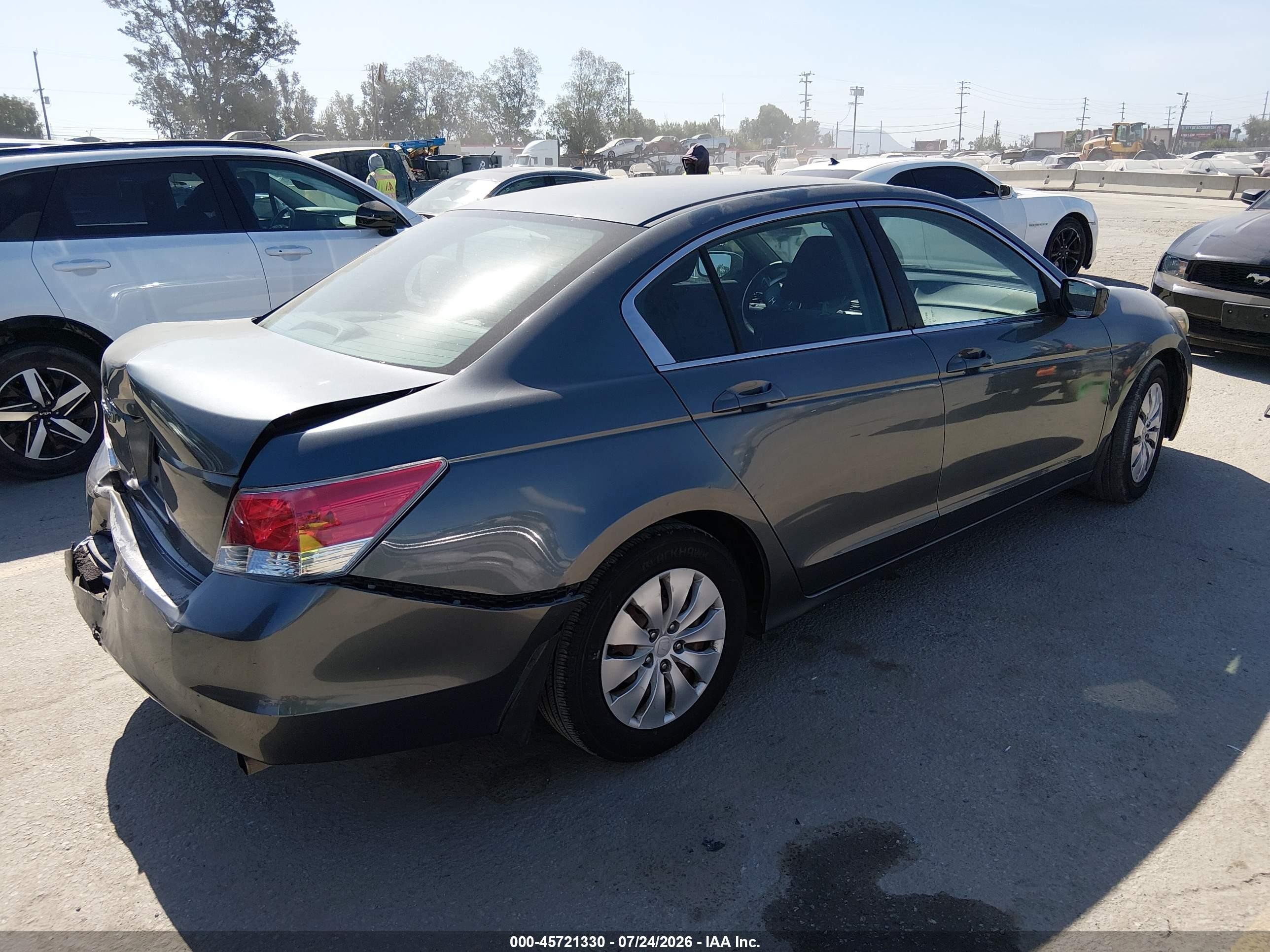2010 Honda Accord 2.4 Lx Gray vin: 1HGCP2F39AA046607