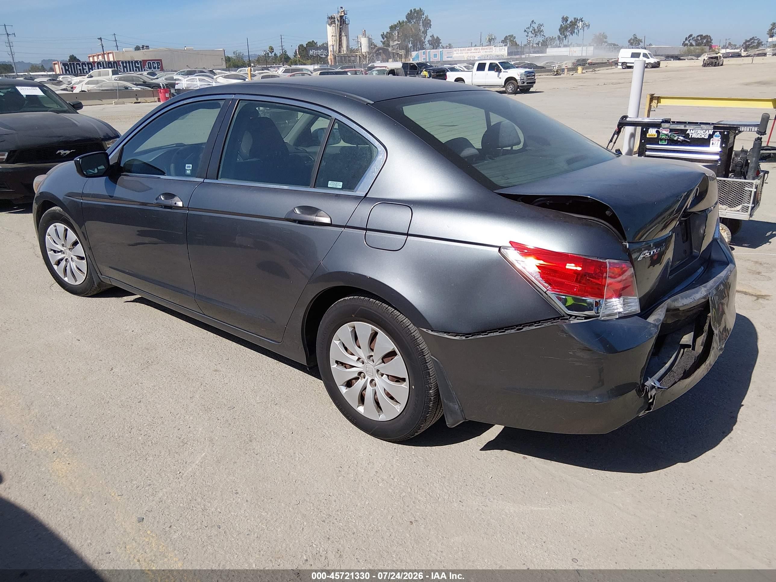 2010 Honda Accord 2.4 Lx Gray vin: 1HGCP2F39AA046607