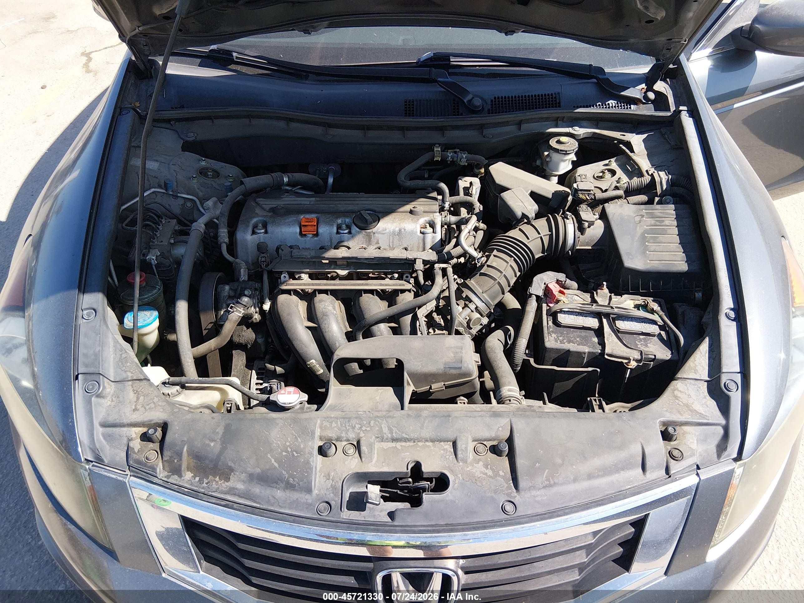 2010 Honda Accord 2.4 Lx Gray vin: 1HGCP2F39AA046607